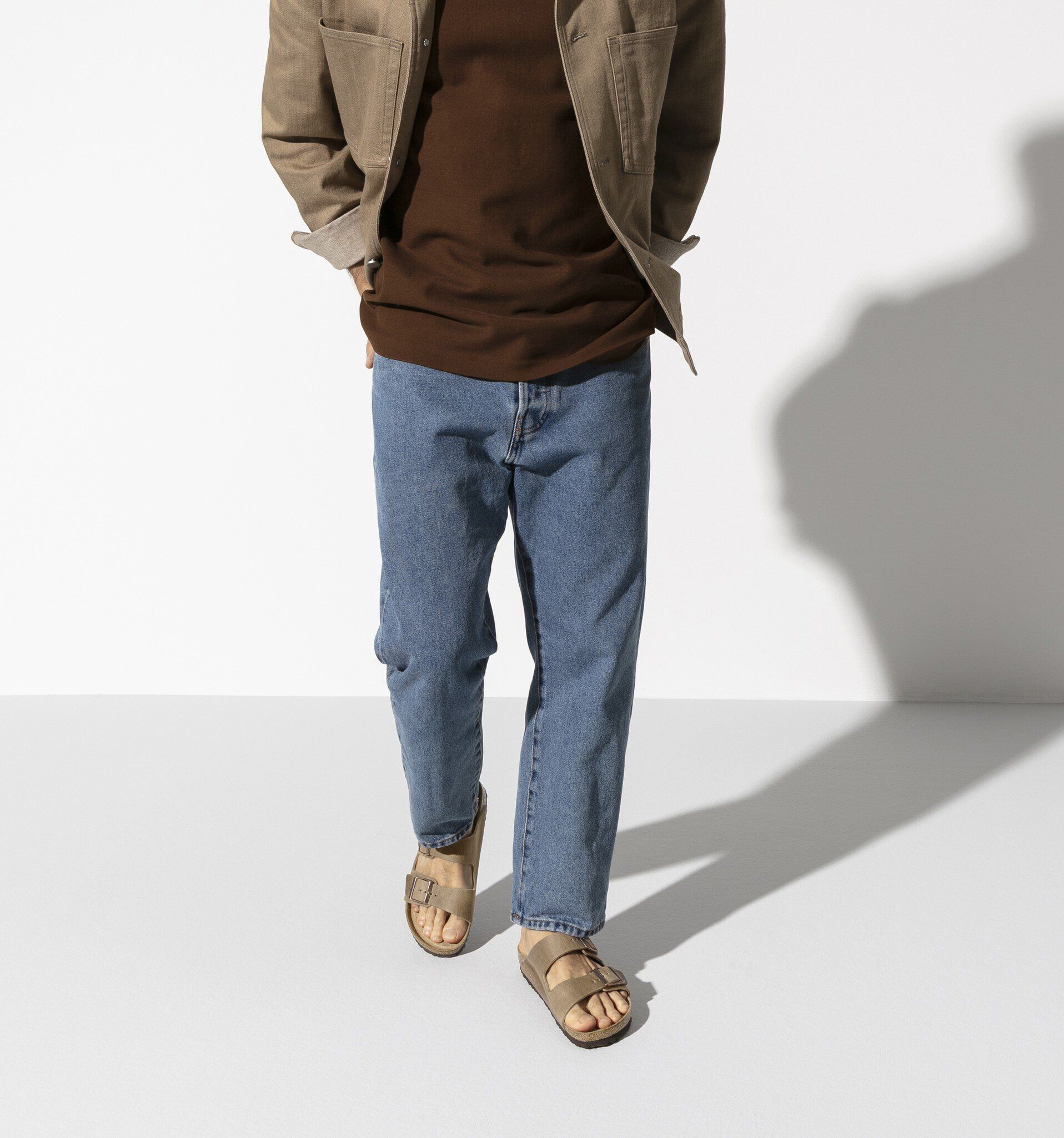 Arizona Lit de pied souple Cuir huilé - Tobacco Brown