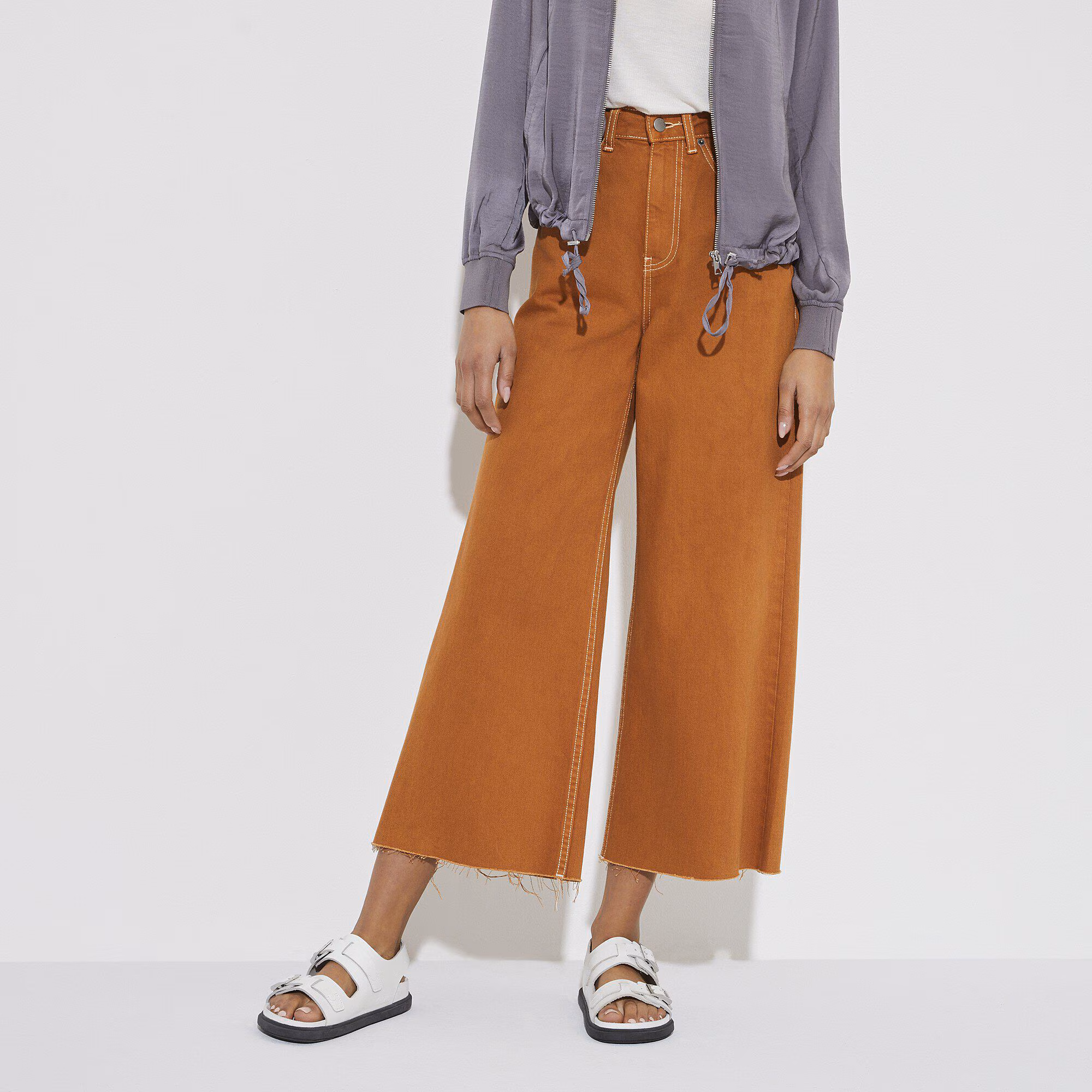 Cannes Cuir naturel - White