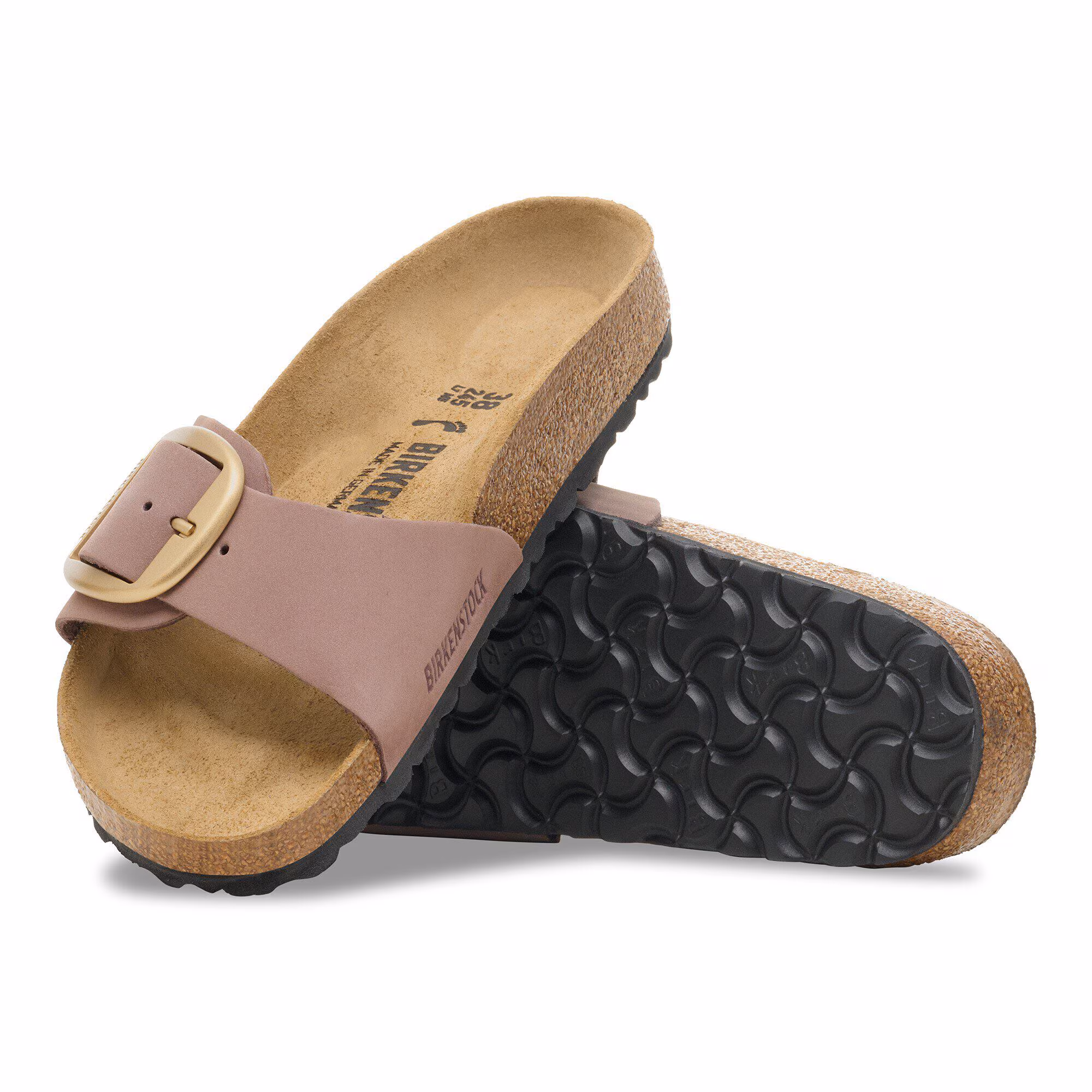 Madrid Big Buckle Cuir nubuck - Faded Purple