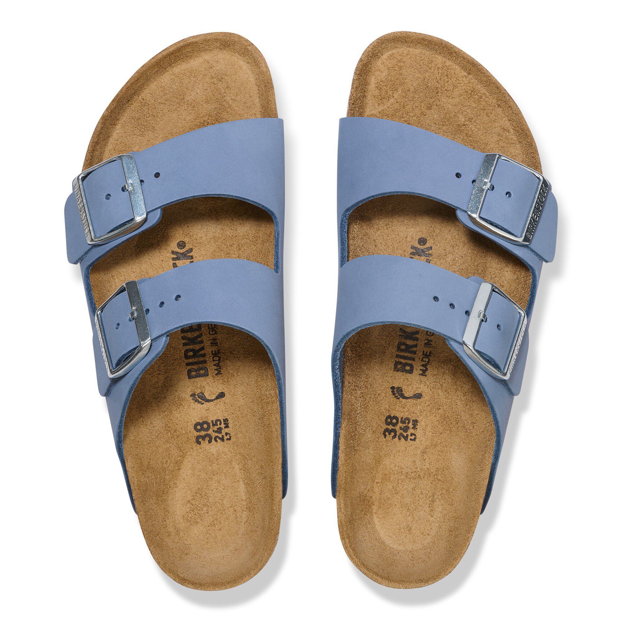 Arizona Cuir nubuck - Stone Blue