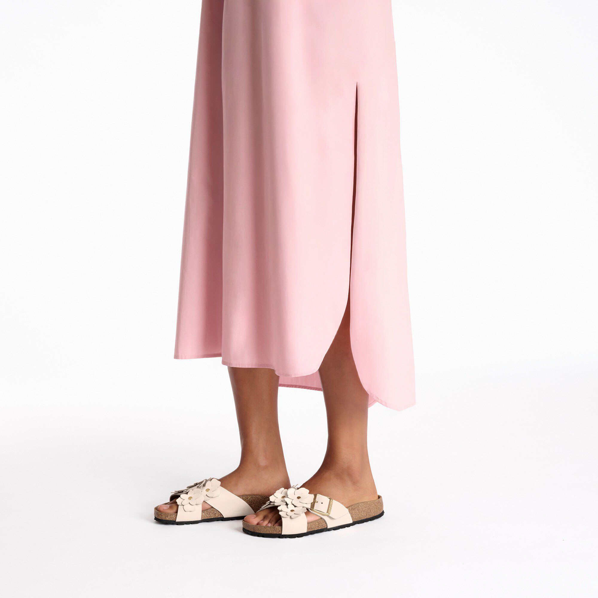 Siena Flower Embellishment Cuir naturel - Light Rose