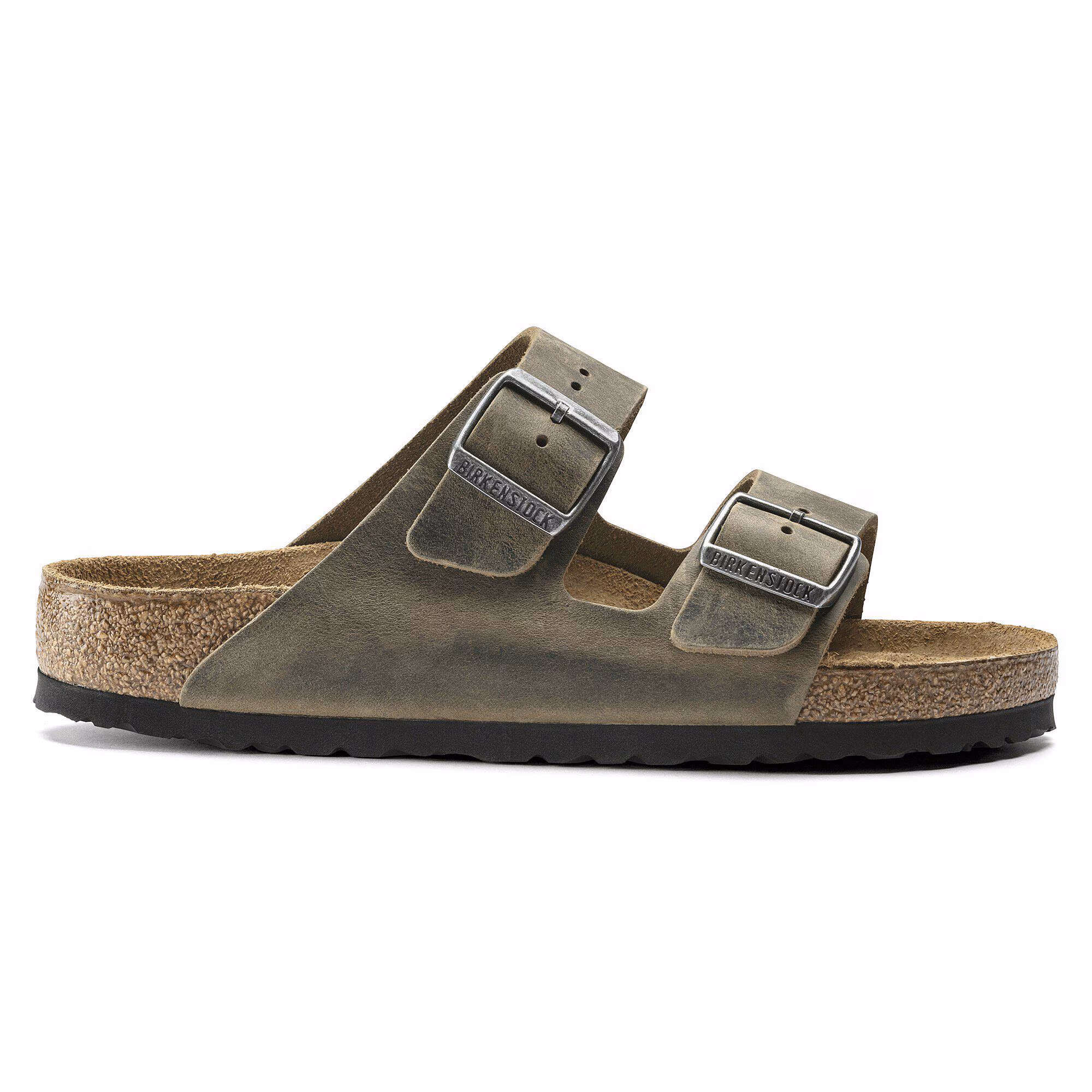 Arizona Lit de pied souple Cuir huilé - Faded Khaki