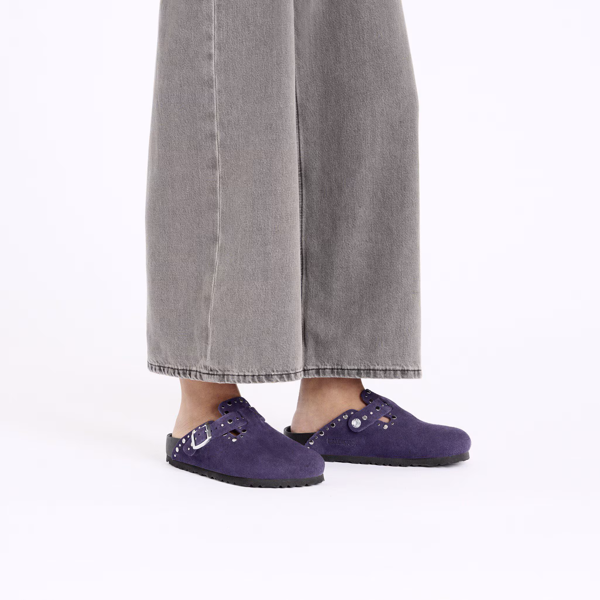 Boston Rivets Suède - Acai