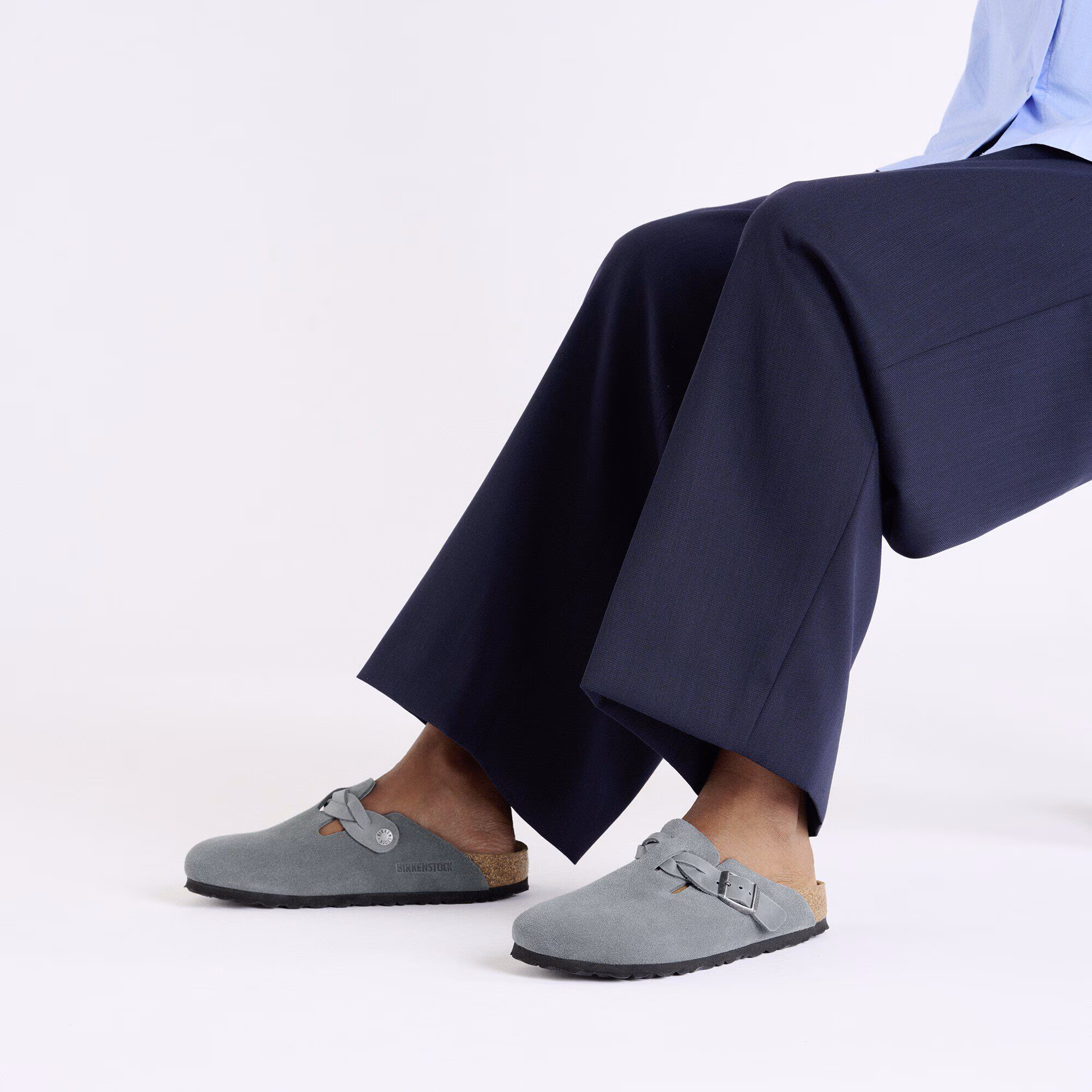 Boston Braided Suède - Basalt Gray