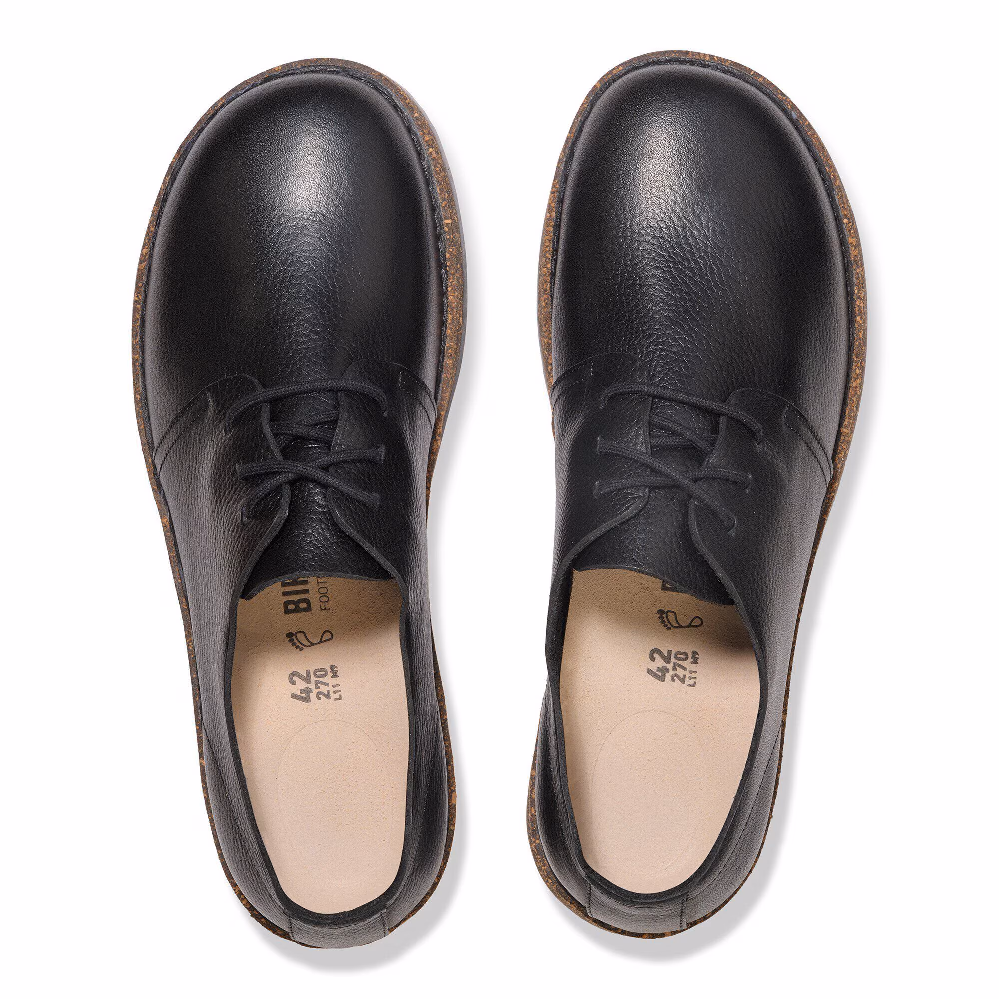 Uppsala Low Cuir naturel - Black