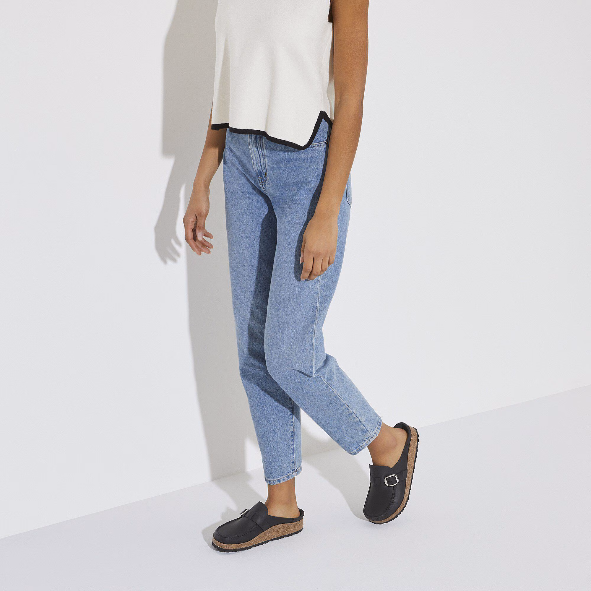 Buckley Cuir huilé - Black