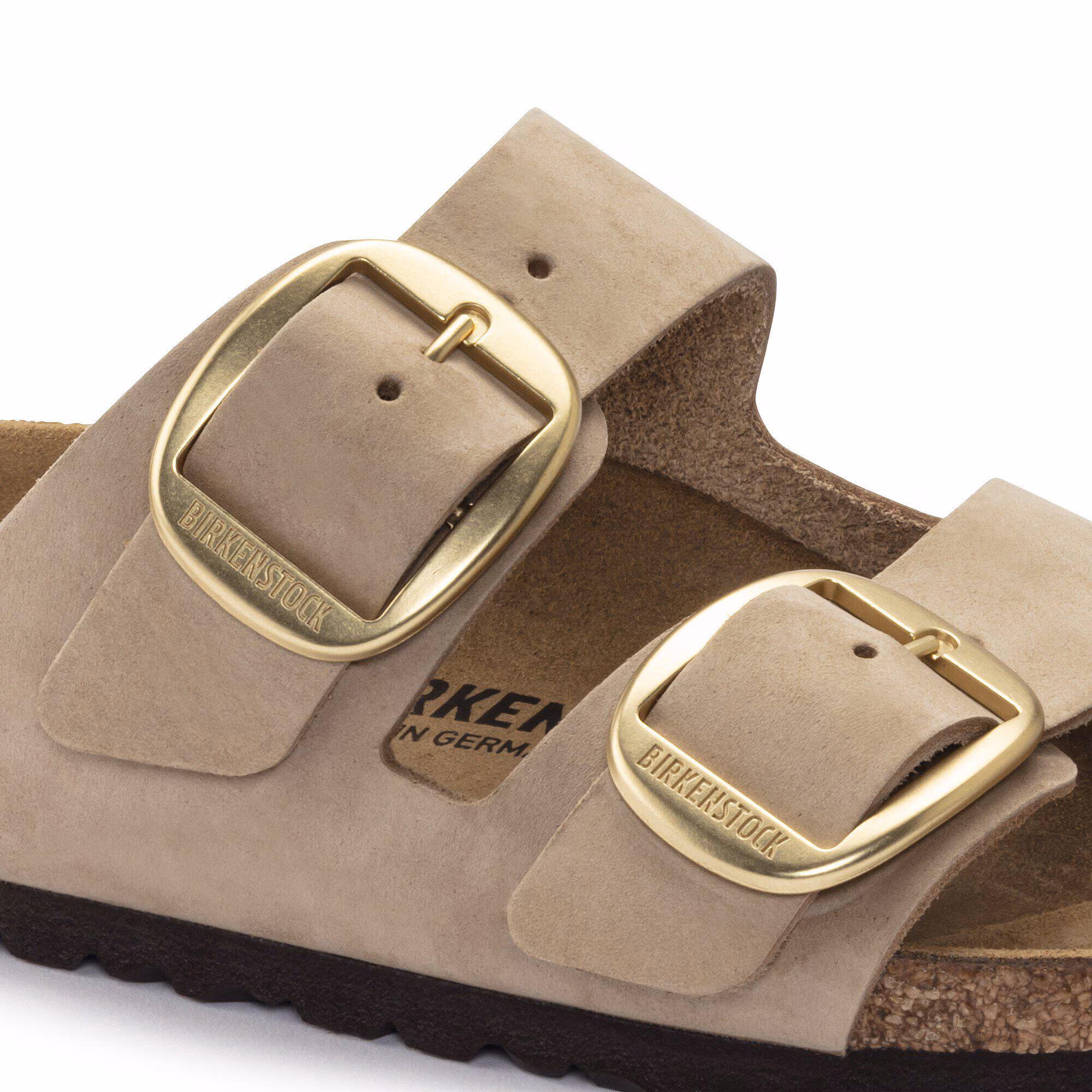 Arizona Big Buckle Cuir nubuck - Sandcastle