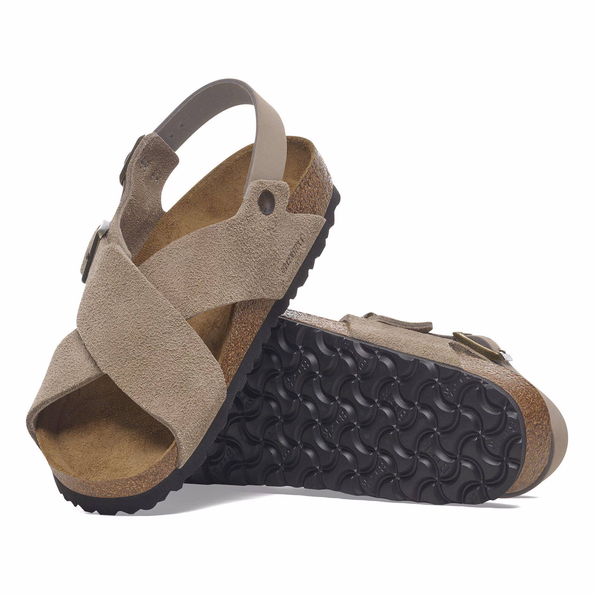 Tulum Soft Footbed Suède nubuck - Taupe
