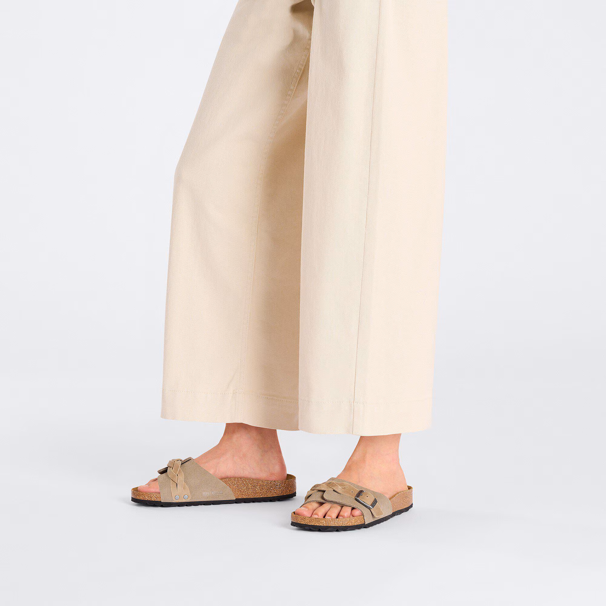 Oita Braided Suède - Taupe