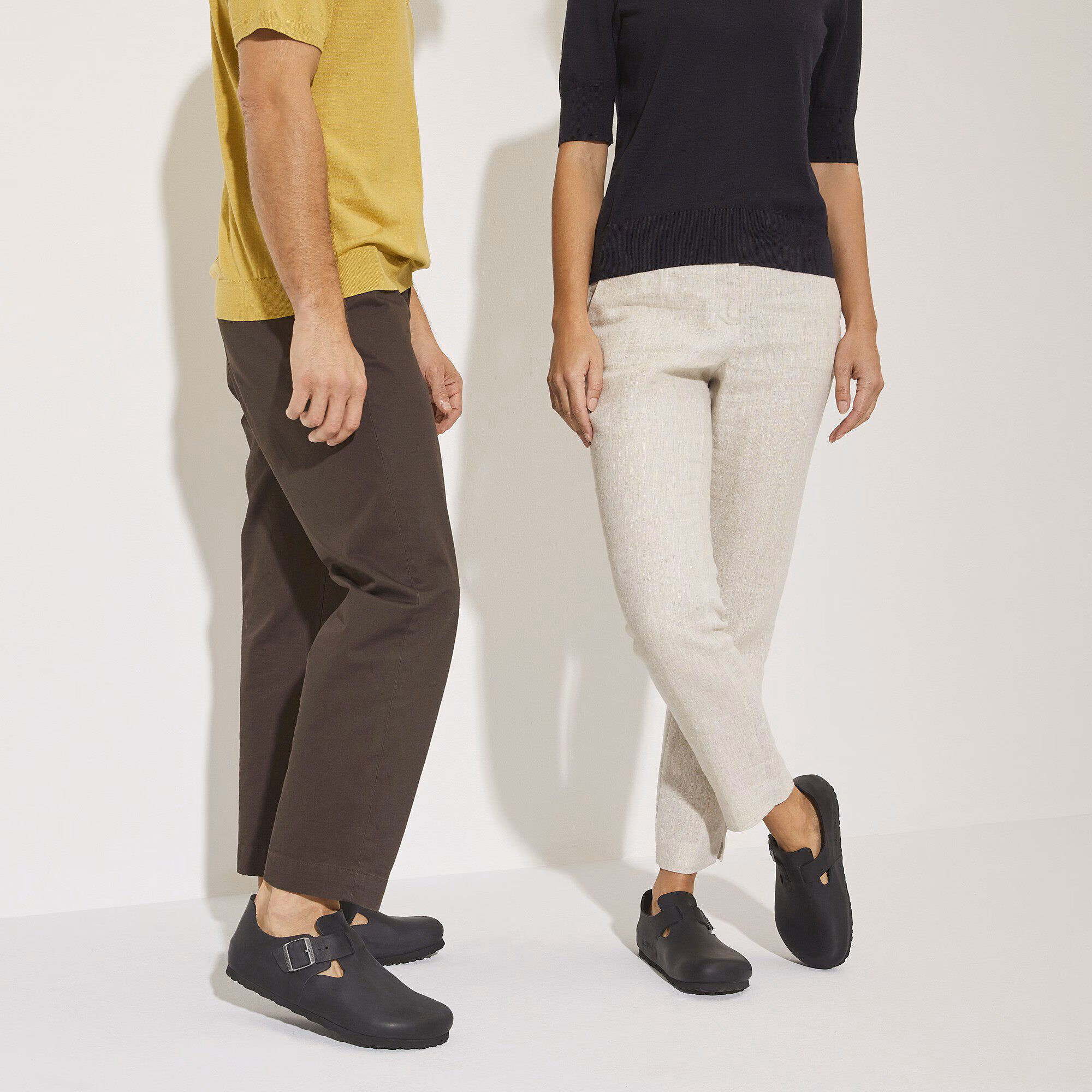 London Cuir huilé - Black