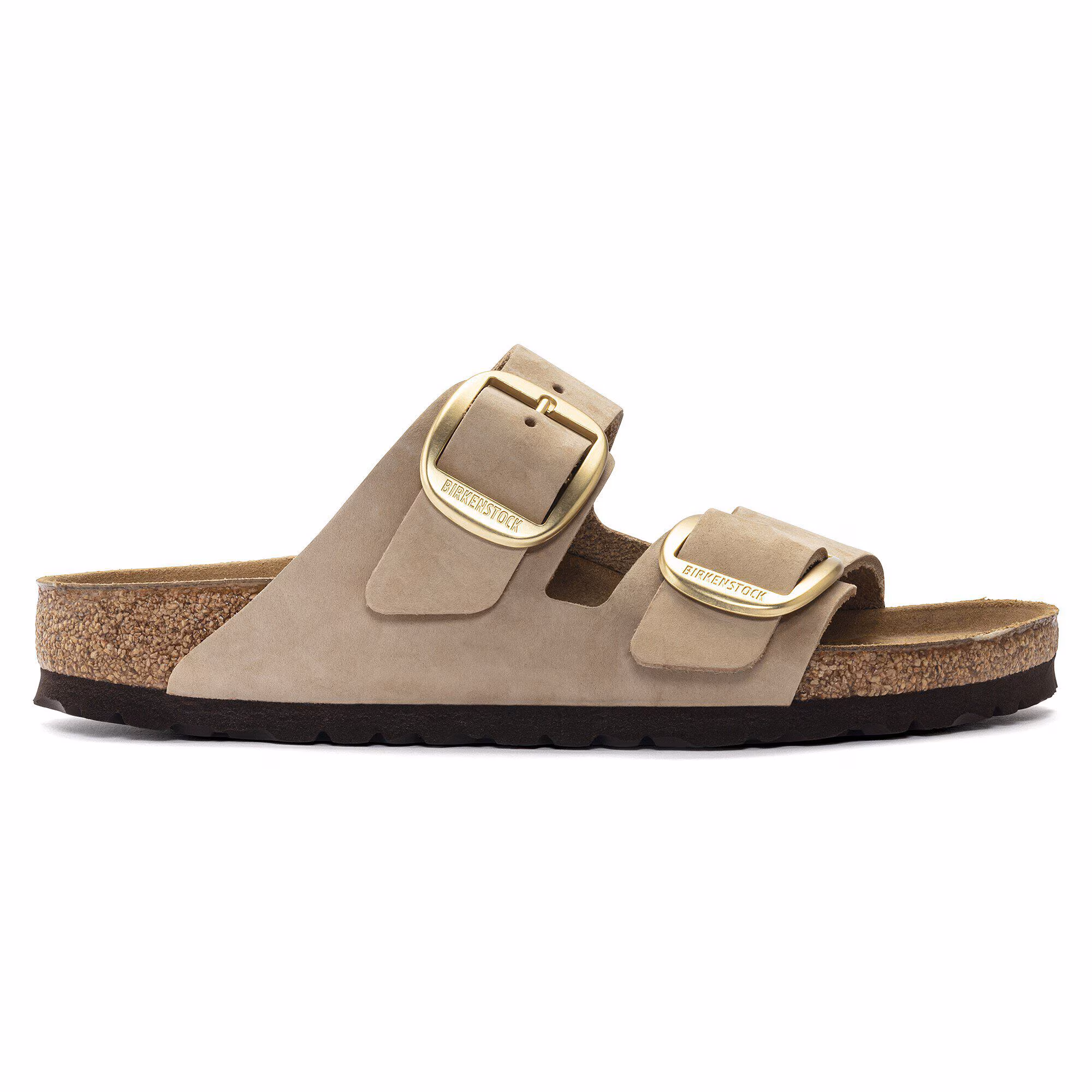 Arizona Big Buckle Cuir nubuck - Sandcastle