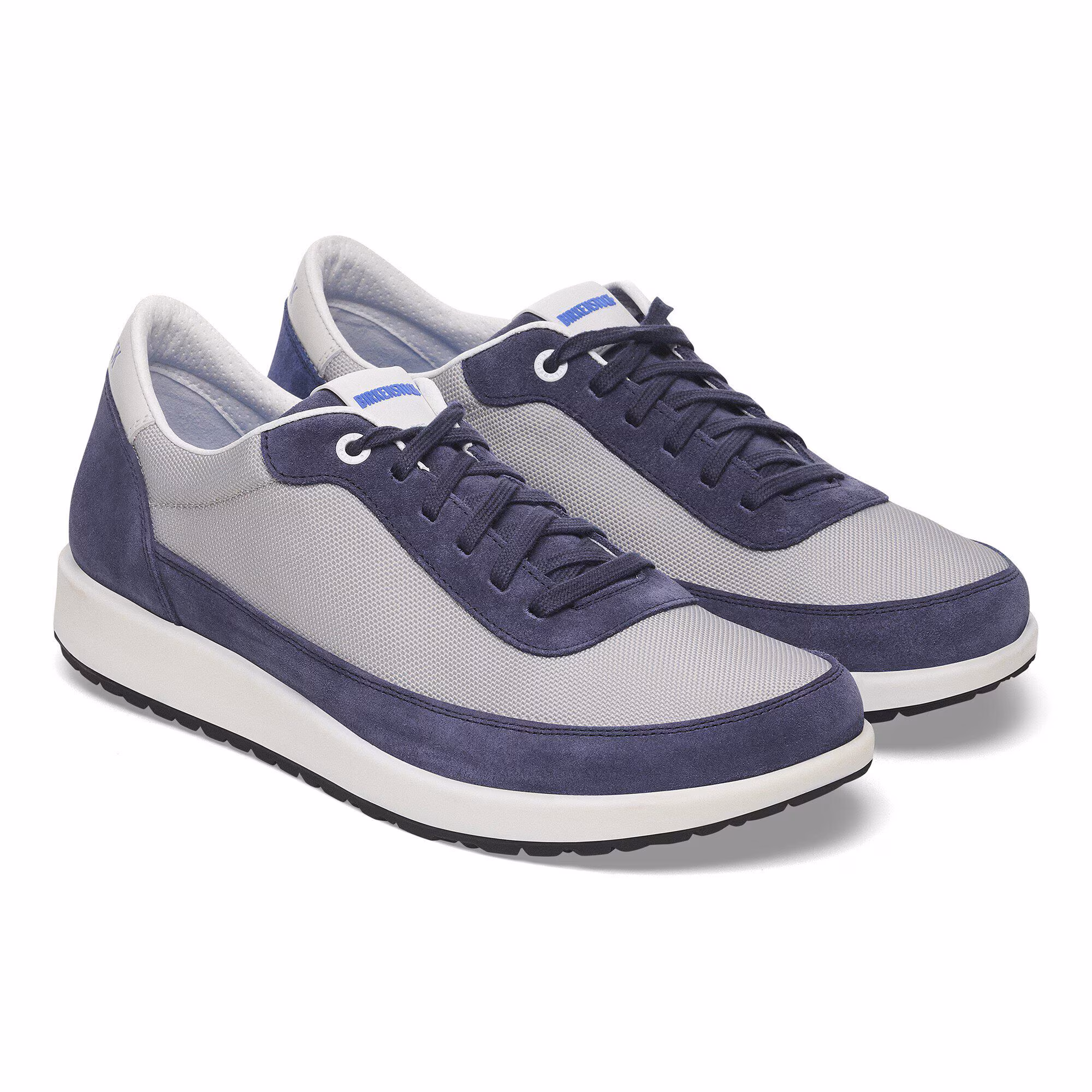 Honnef City Cuir naturel/Textile - Indigo Blue