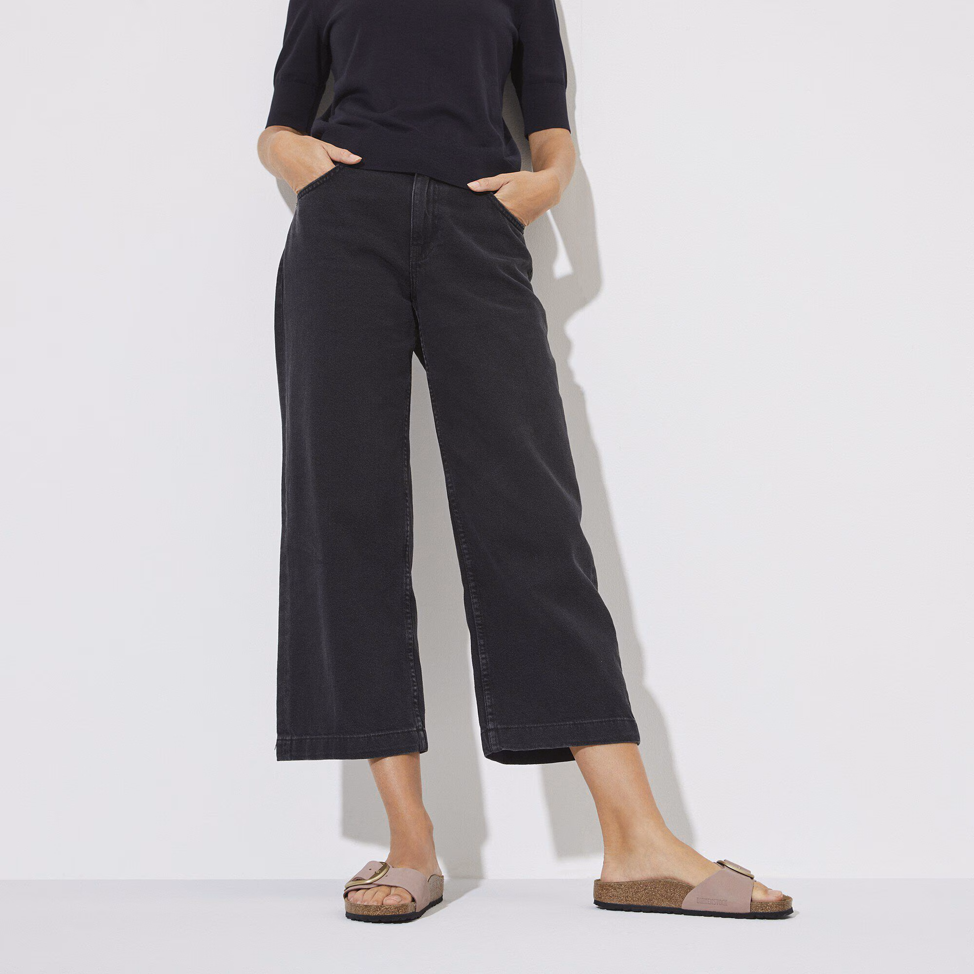 Madrid Big Buckle Cuir nubuck - Old Rose