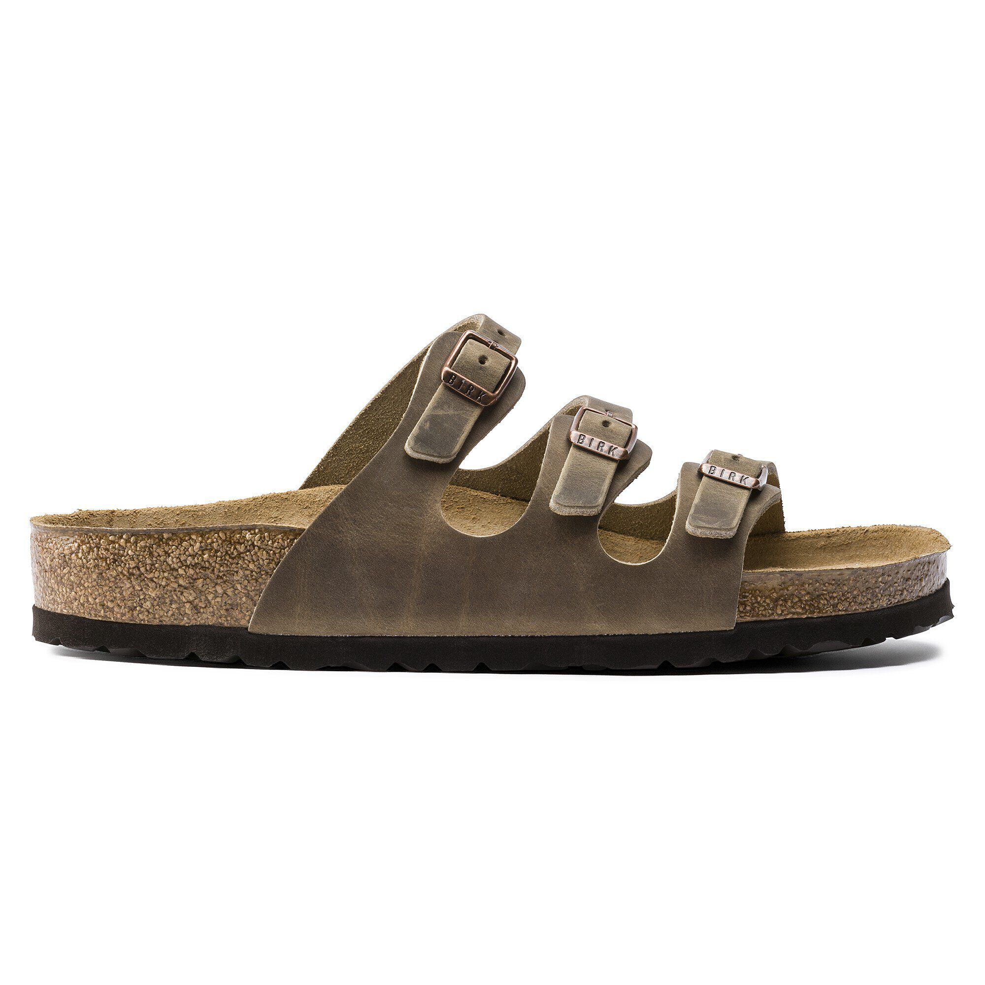 Florida Lit de pied souple Cuir huilé - Tobacco Brown
