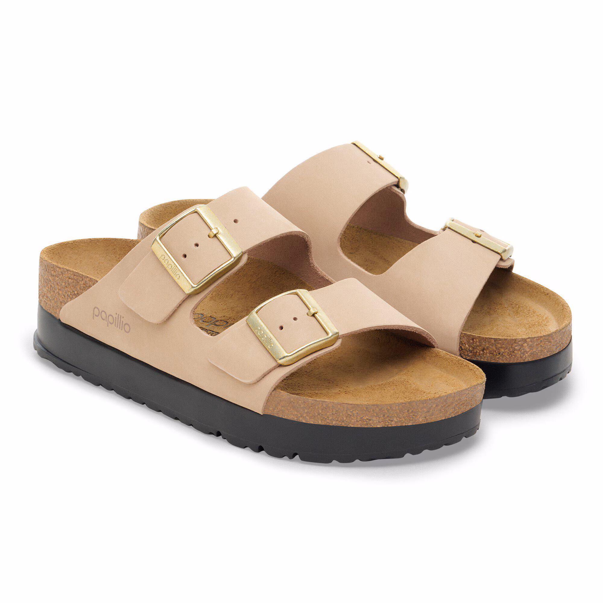 Arizona Flex Platform Cuir nubuck - Sandcastle