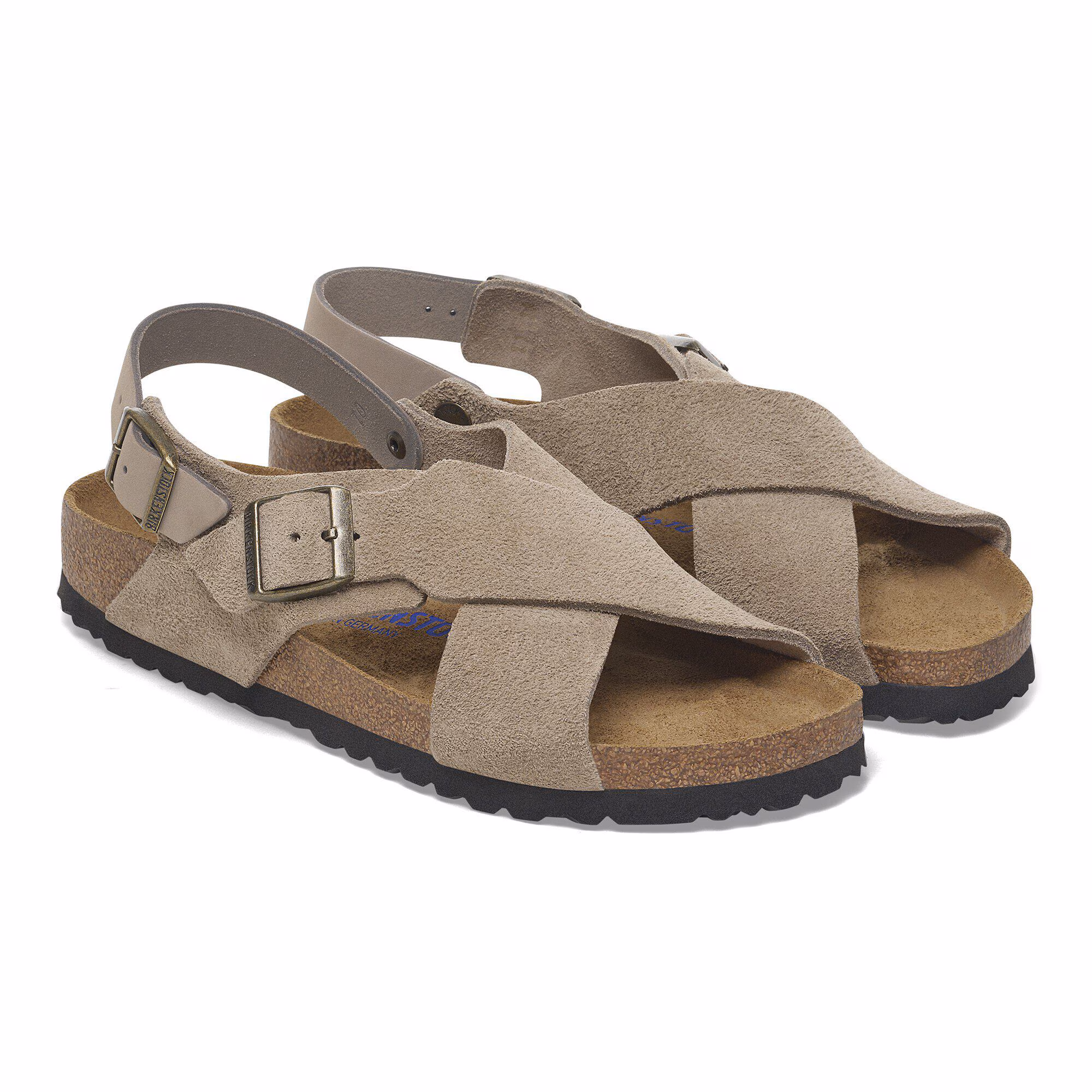 Tulum Soft Footbed Suède nubuck - Taupe