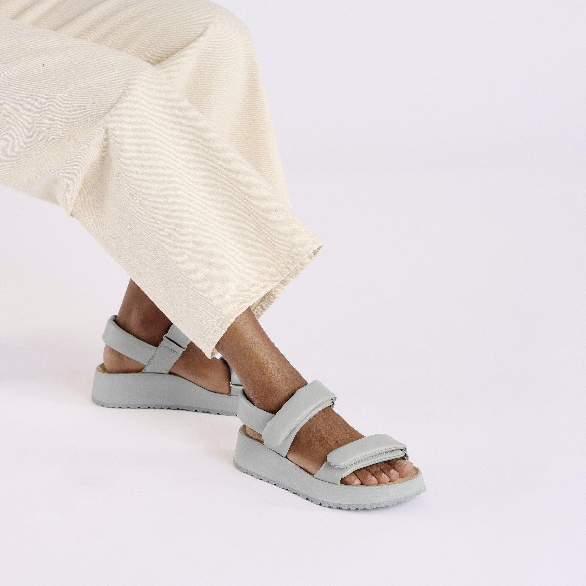 Theda Cuir naturel - Pure Sage