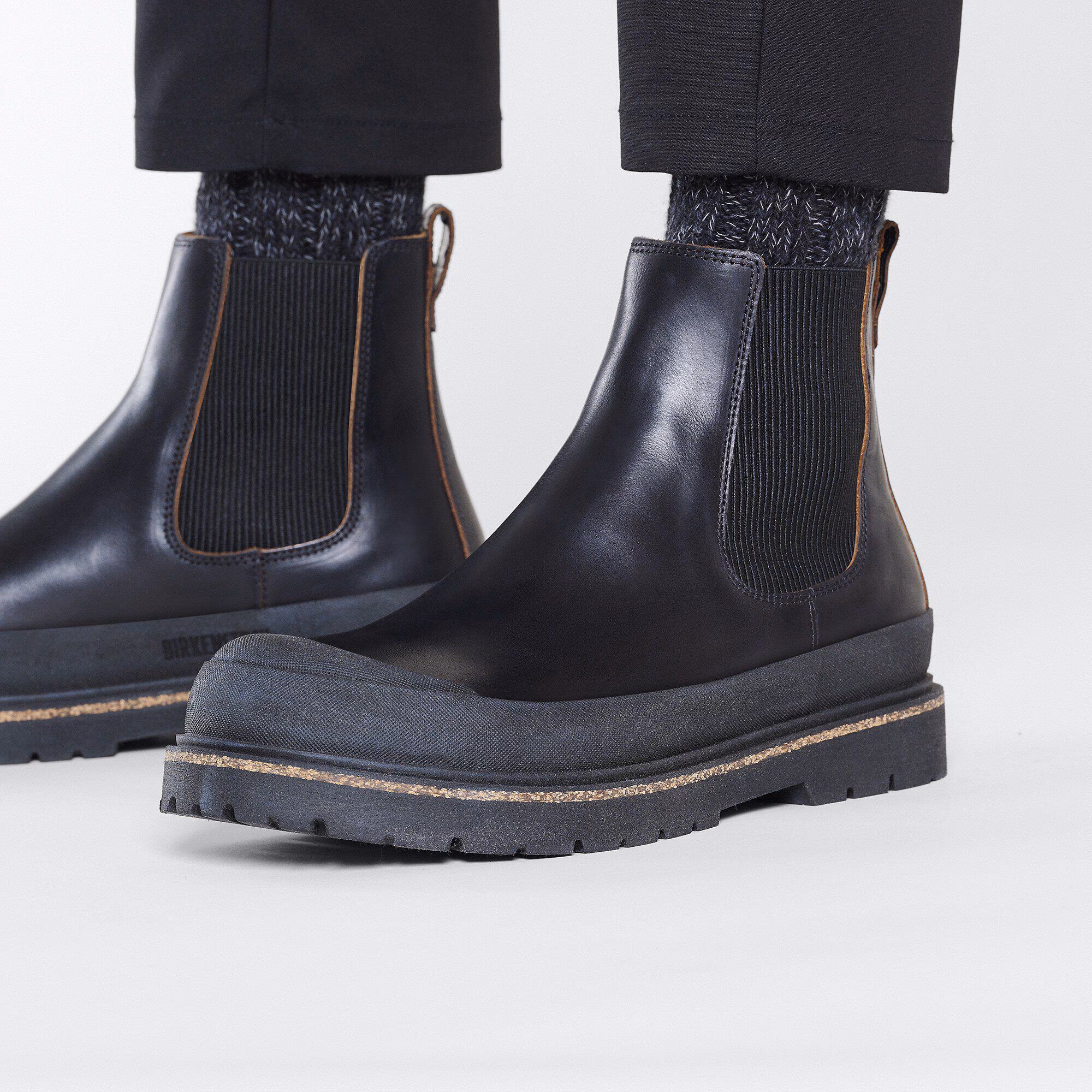 Prescott Slip On Men Cuir huilé - Black