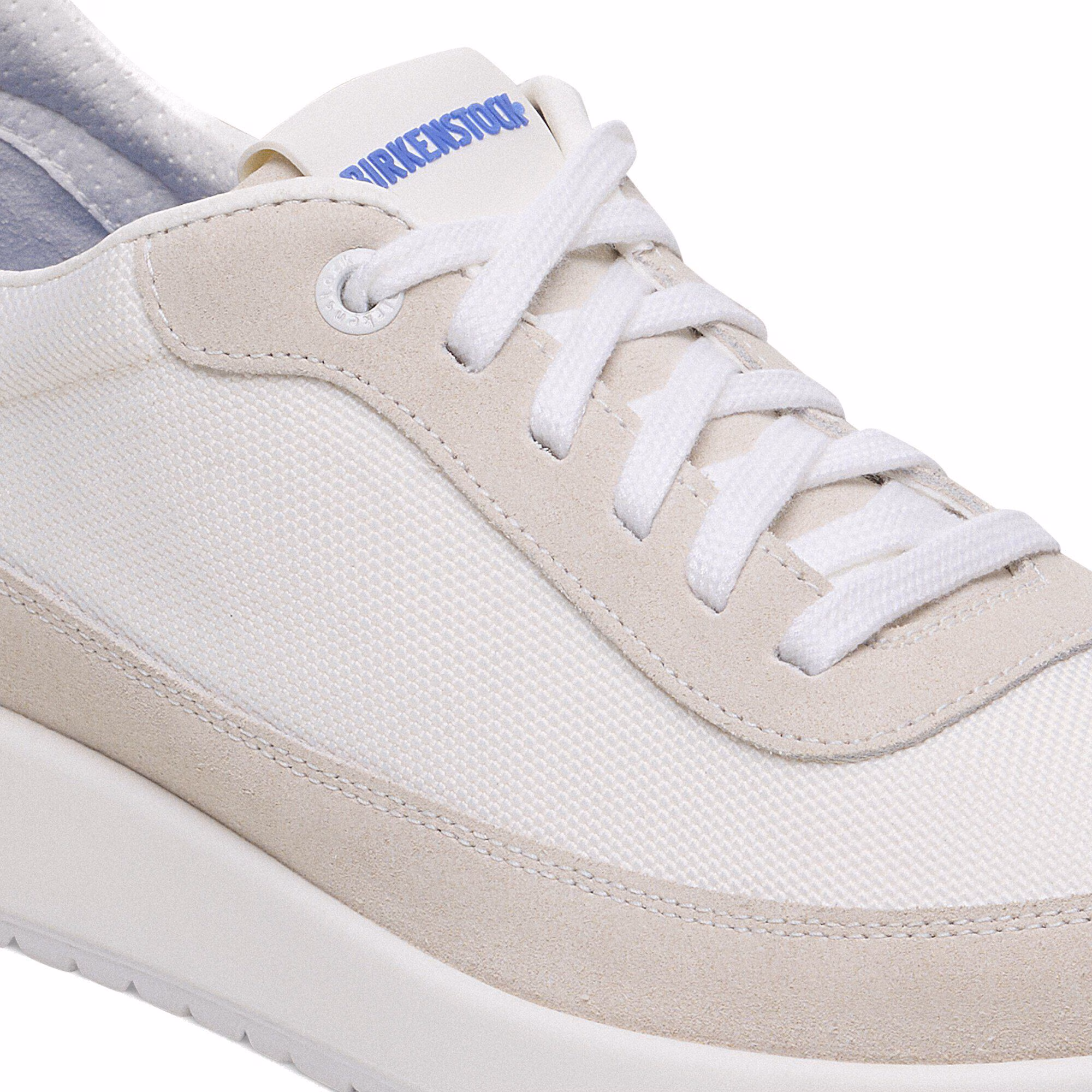 Honnef City Cuir naturel/Textile - Antique White/White