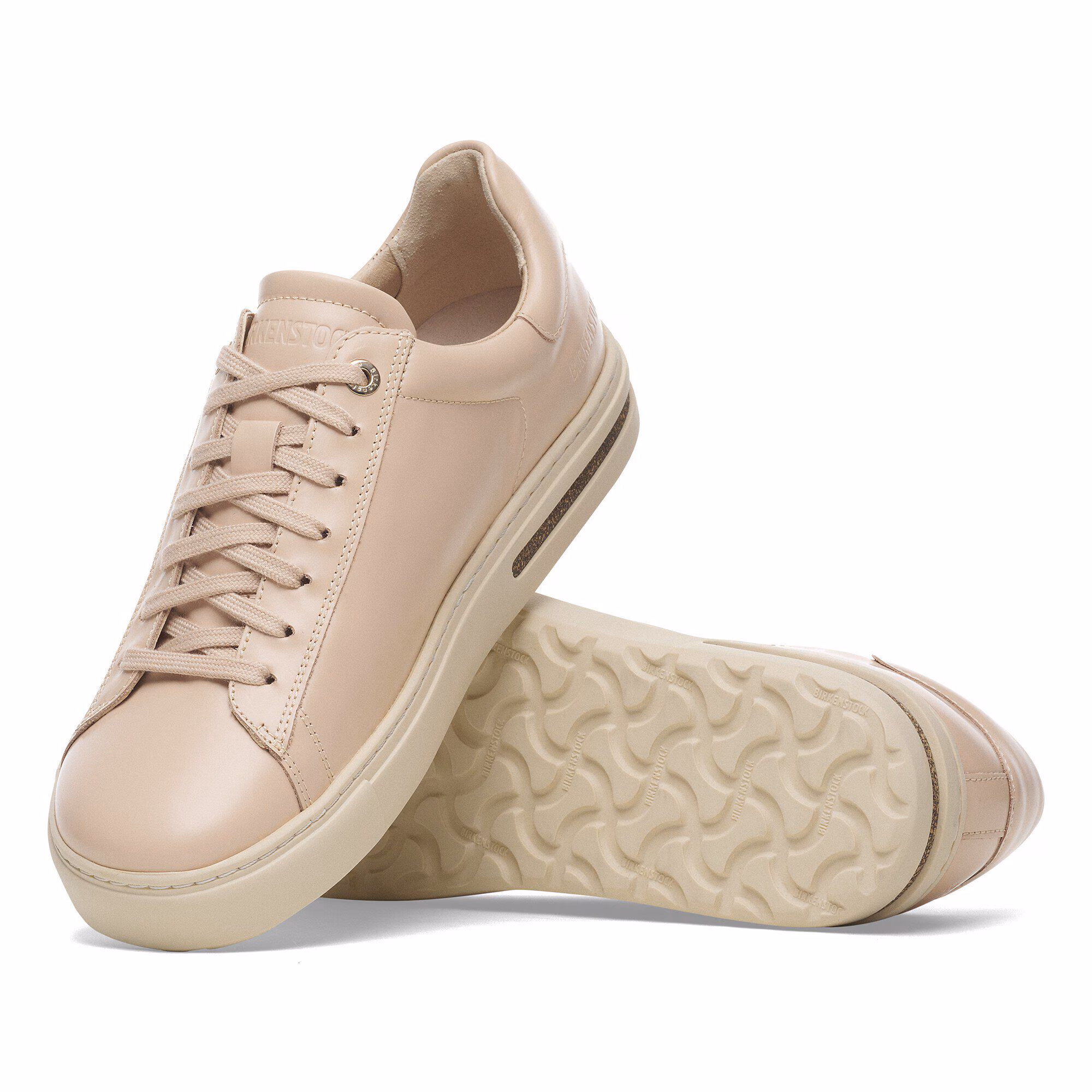 Bend Low Cuir naturel verni - New Beige