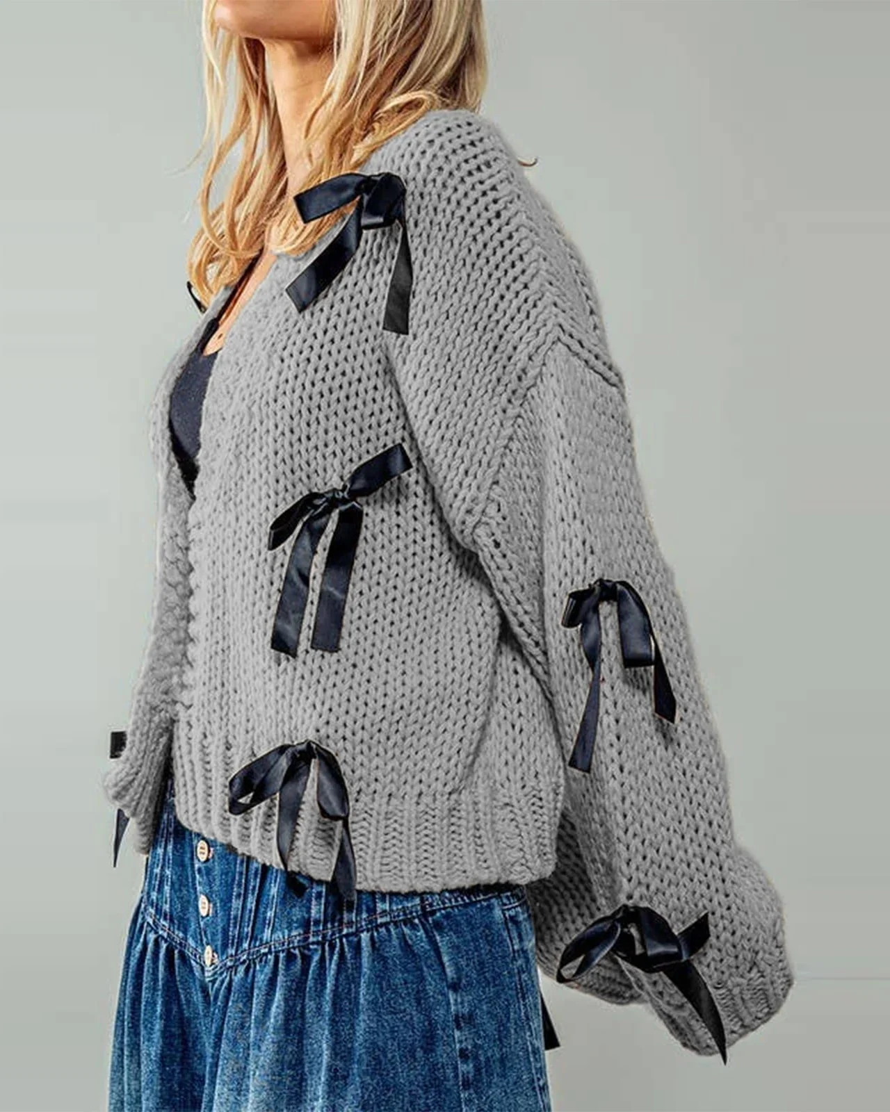 Sasha Bow Cardigan