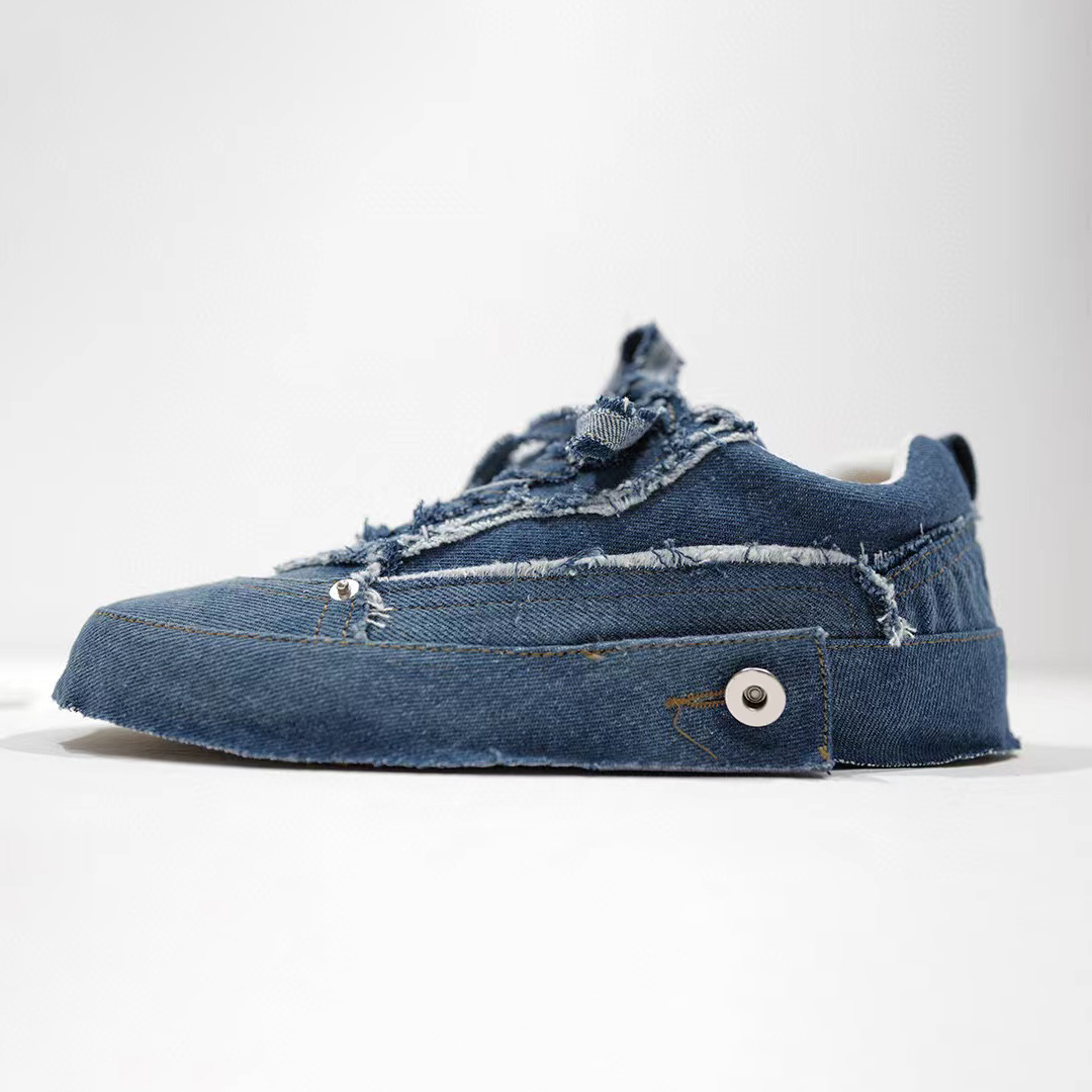 Loewe Denim Panel Flat Shoes #nigo4771