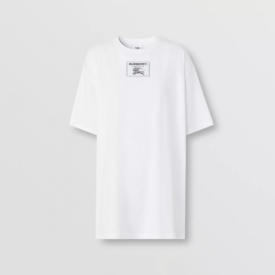 Burberry NIGO Man Cotton Crew Neck Short Sleeve T-Shirt #nigo5863