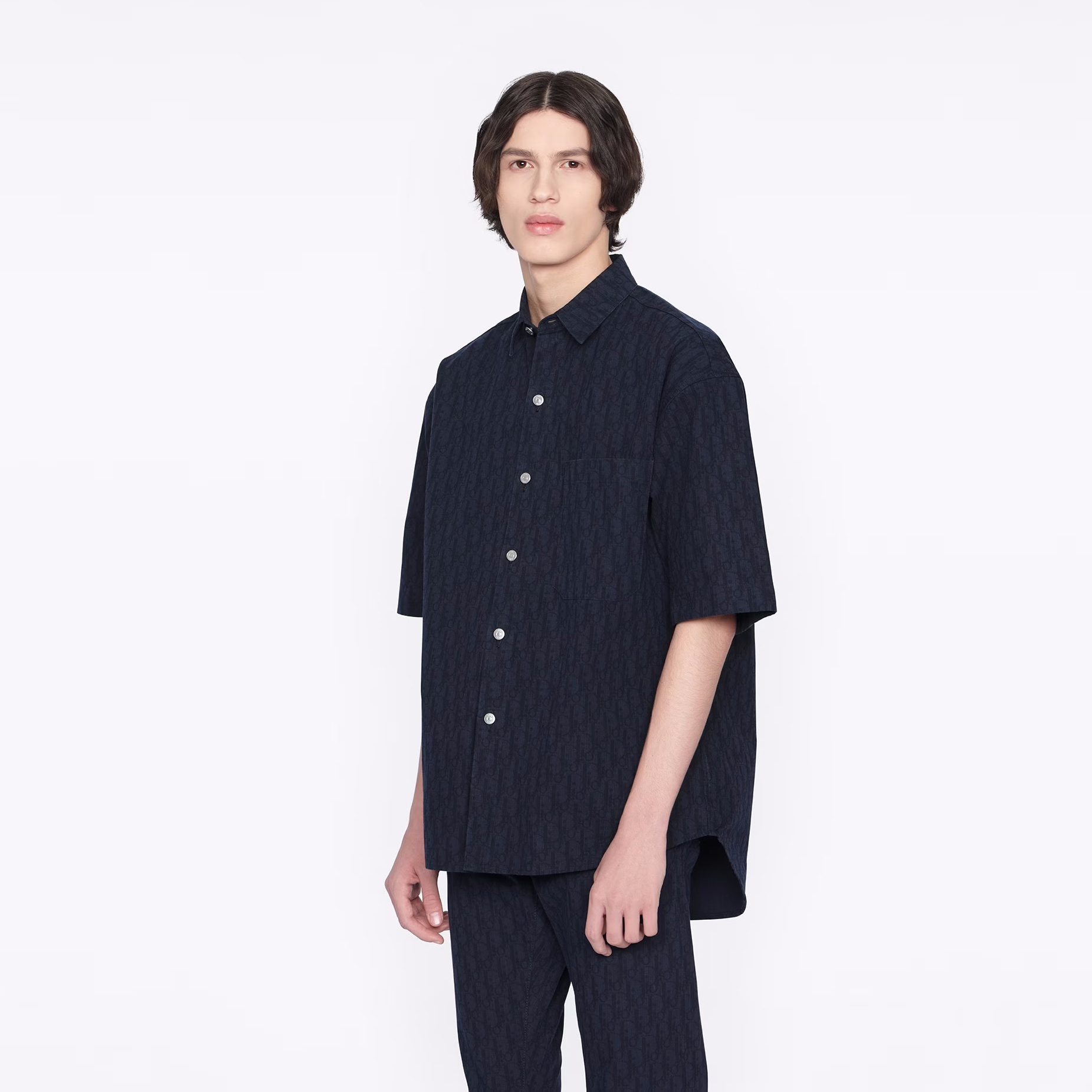 Dior NIGO Man Letter-Printed Short-Sleeved Shirt #nigo5874