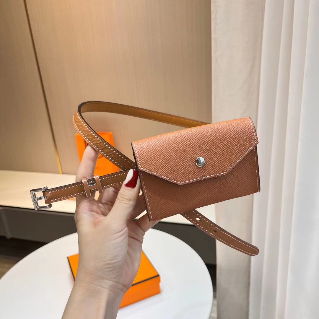 Hermes Leather Belt Bag Fanny Pack #nigo56572