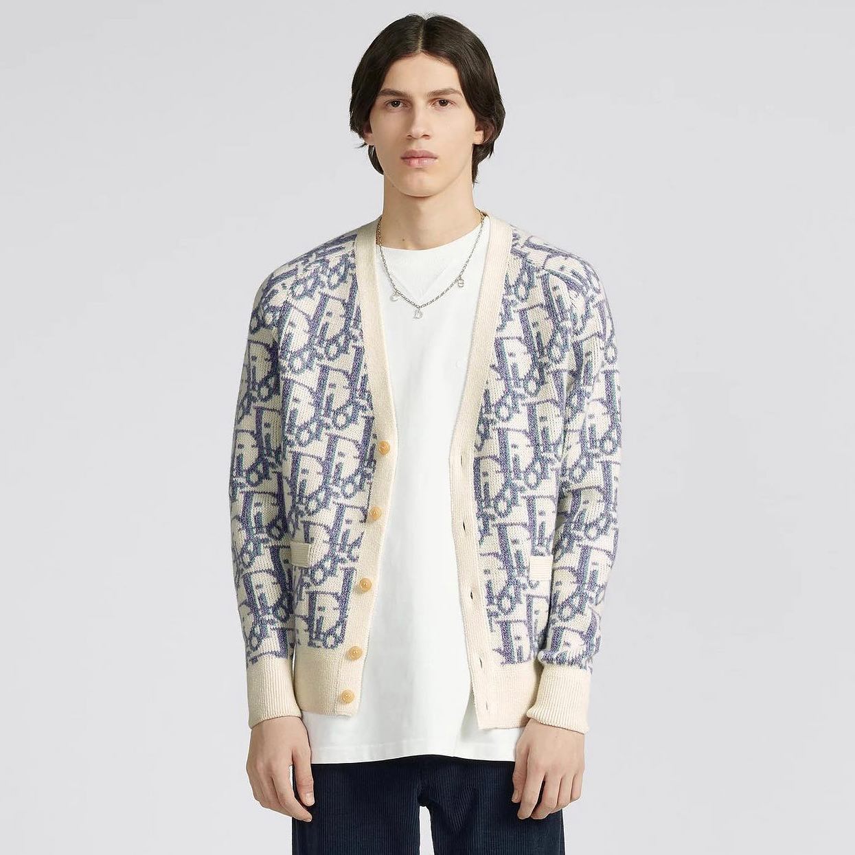 Dior NIGO Man Autumn Winter Knitting Sweater Cardigan Jacket #nigo9766