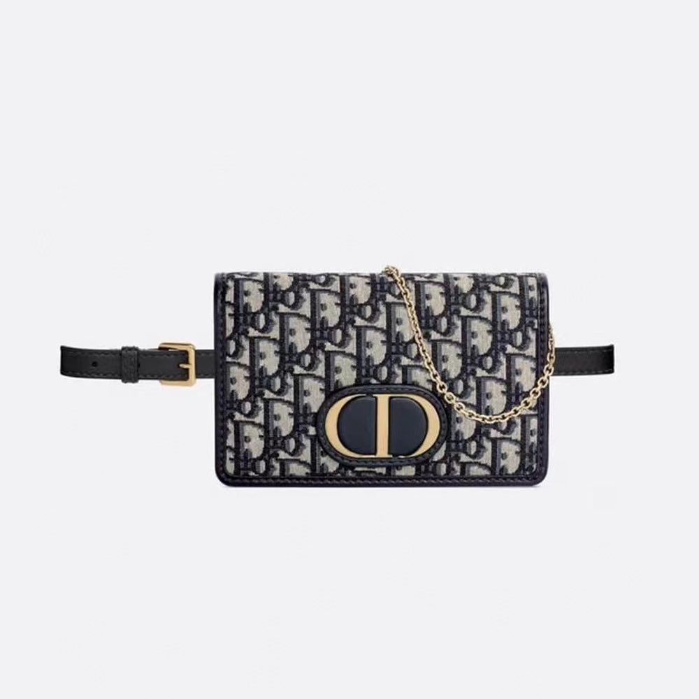 Dior NIGO Chain Leather Belt Waist Bag Shoulder Bags #nigo52515