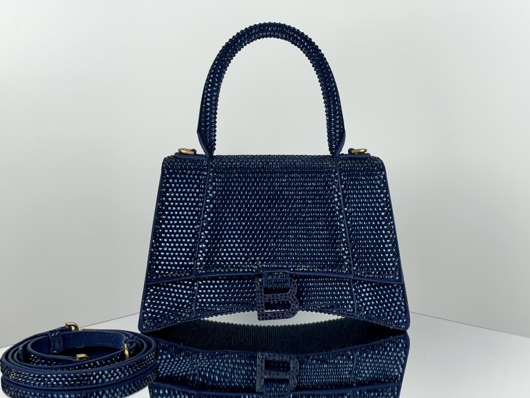 Balenciaga NIGO Rhinestone Full Drill Funnel Clutch Shoulder Bag #nigo54485