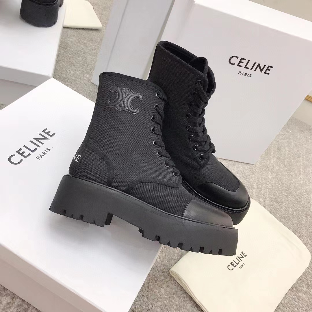 Celine NIGO Leather Martin Boots Shoes #nigo52361