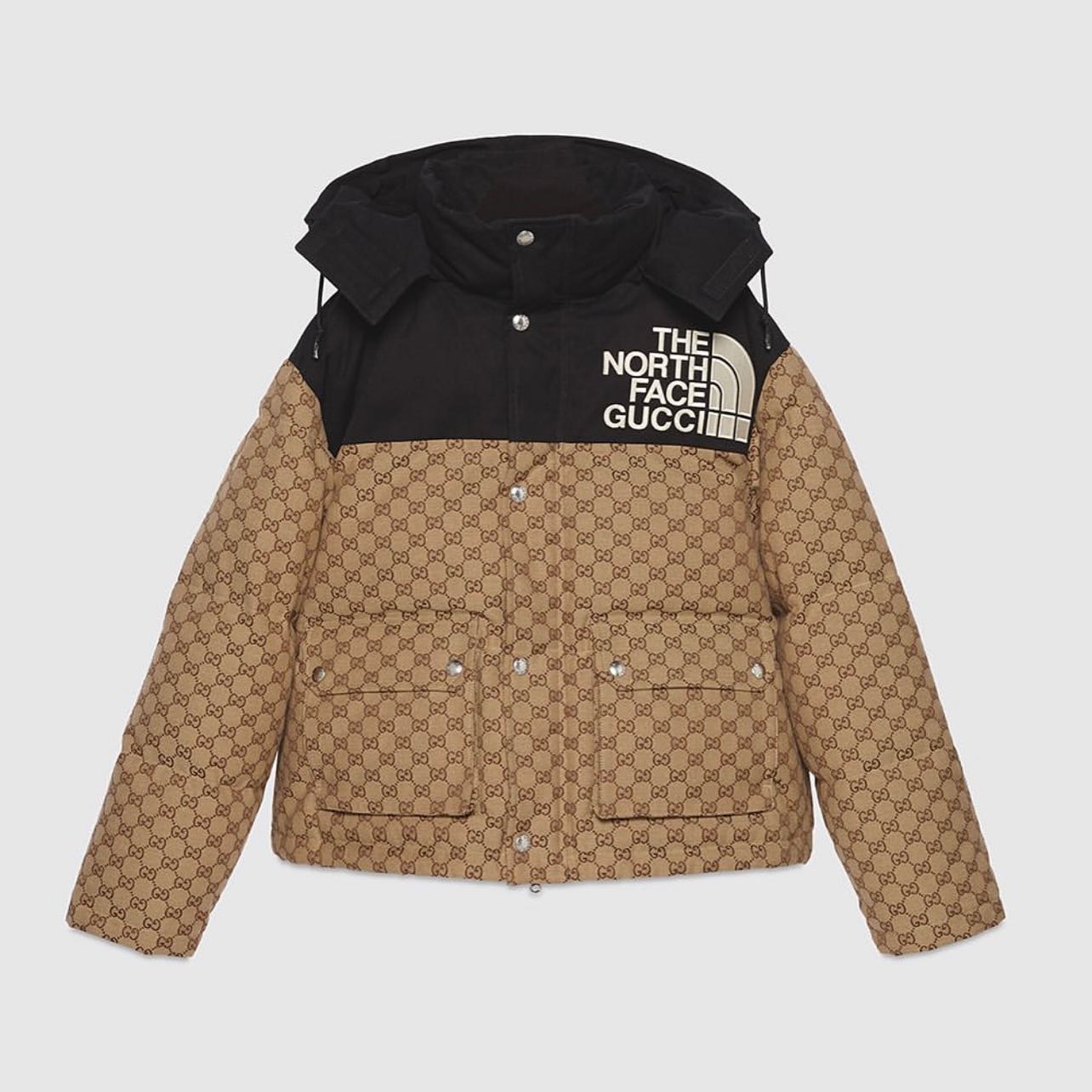 Gucci NIGO Man Two Color Splicing Padded Puffer Down Jacket #nigo5557