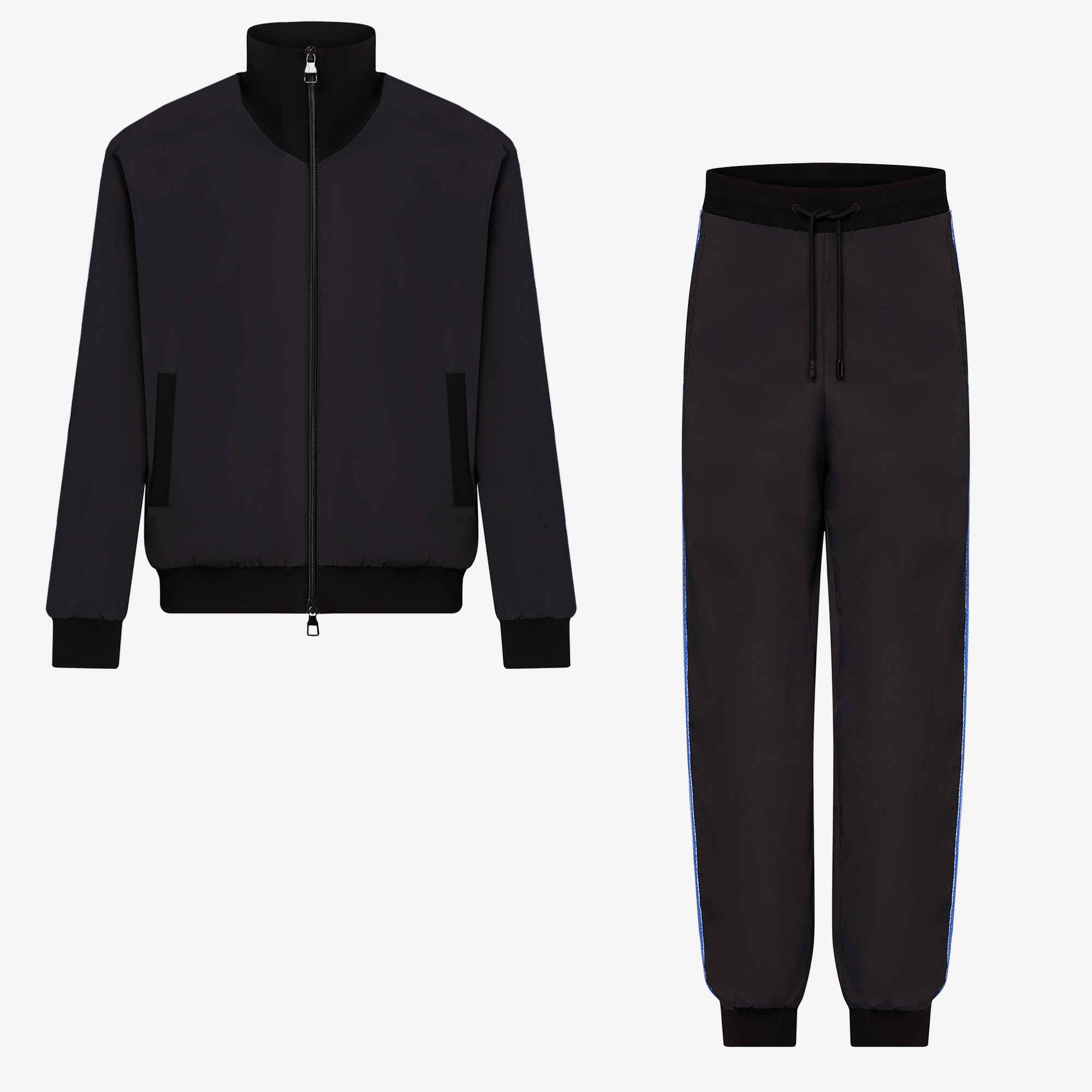 Louis Vuitton Sports Zip Jacket Waist Pants Set Suit #nigo56363