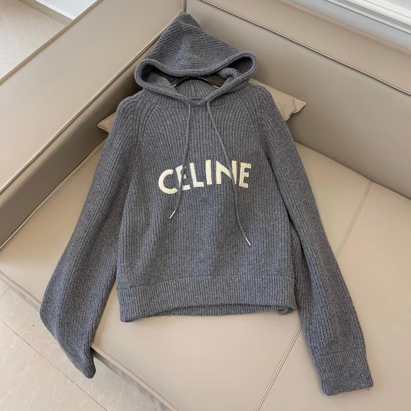 CELINE NIGO Man Knitting Sweater Hoodie Short Autumn And Winter #nigo9411