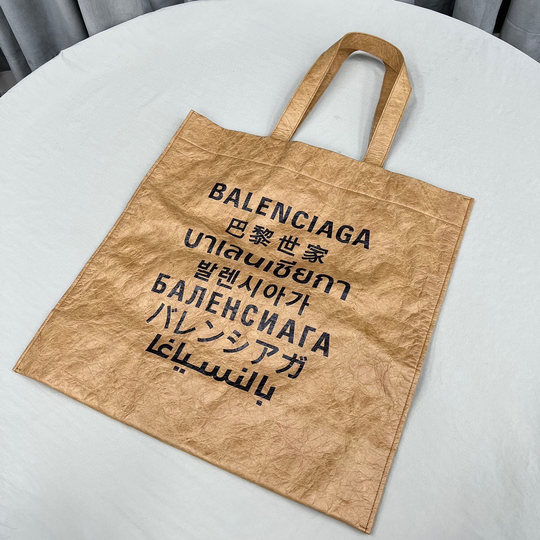 Balenciaga Kraft Paper Bag Shoulder Bag Portable Shopping Bags #nigo52282