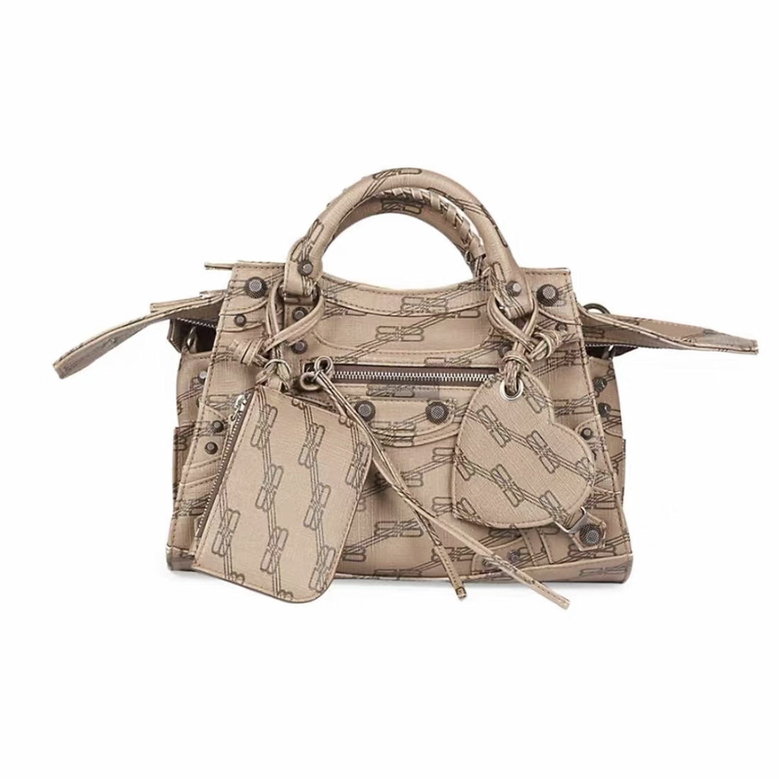 Balenciaga Women's Leather Wide Strap Crossbody Tote Bag #nigo51413