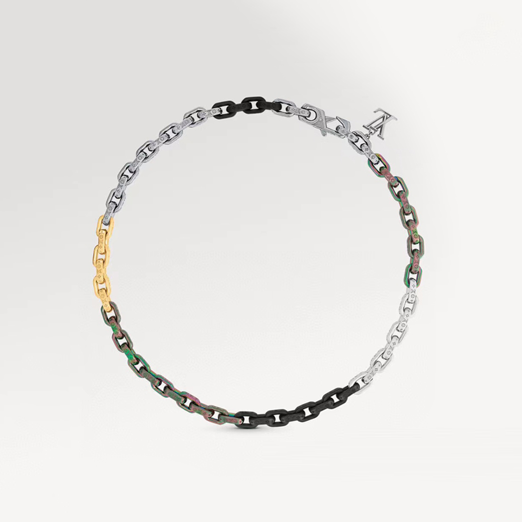 Louis Vuitton NIGO Chain Bracelet Necklace Accessories Jewelry #nigo56491