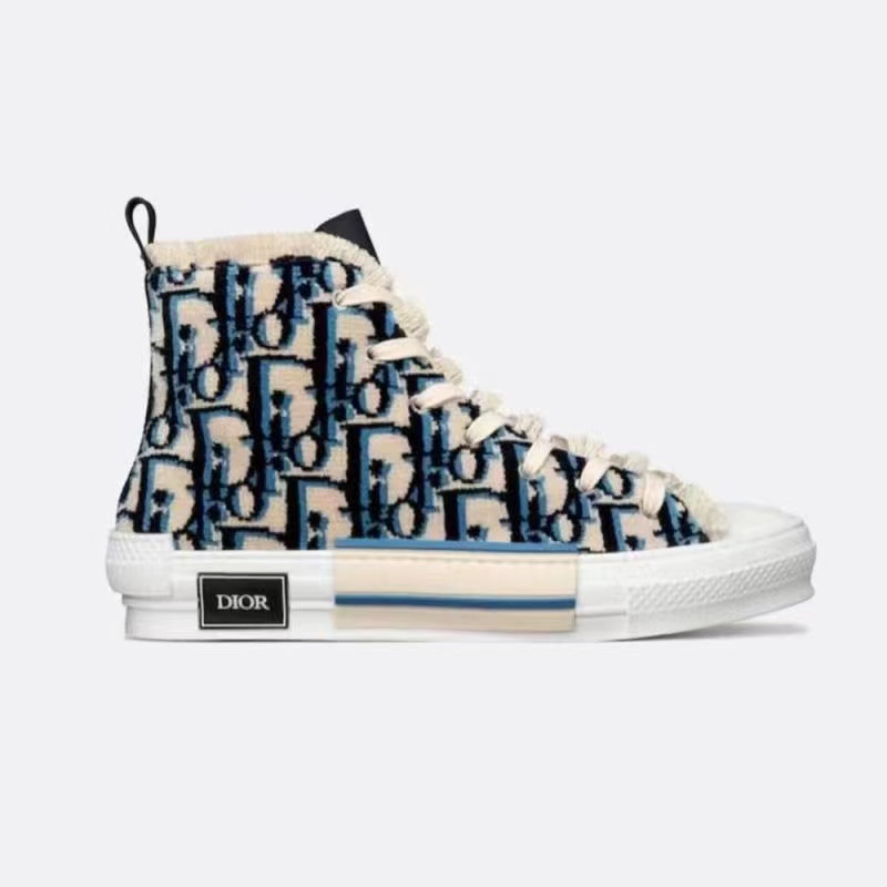 DIOR NIGO Woolen Flat-Bottomed Cricket Sneakers Shoes #nigo3263