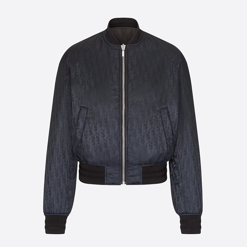 DIOR Reversible Oblique Bomber Jacket Coat #nigo8773