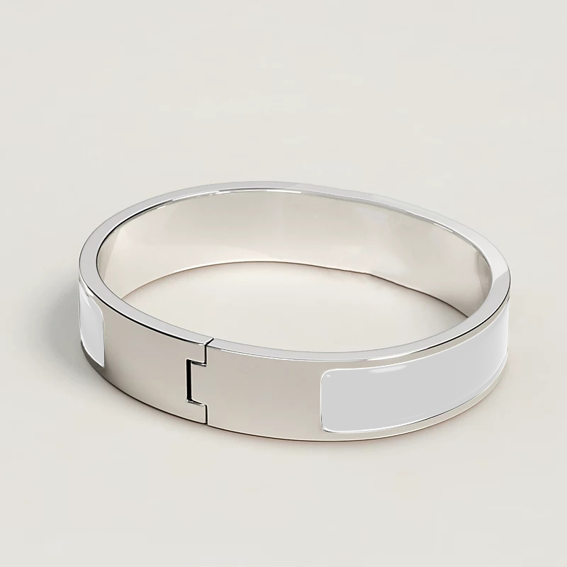 Hermes Fashion Bracelet Accessories Made Of Titanium Steel Silver Plating And Enamel #nigo82233
