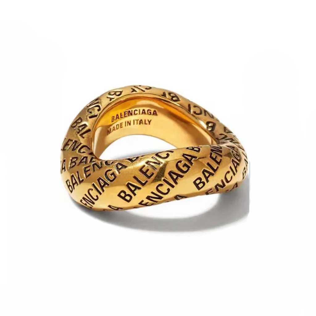 Balenciaga Simple Vintage Letter Ring #nigo56566