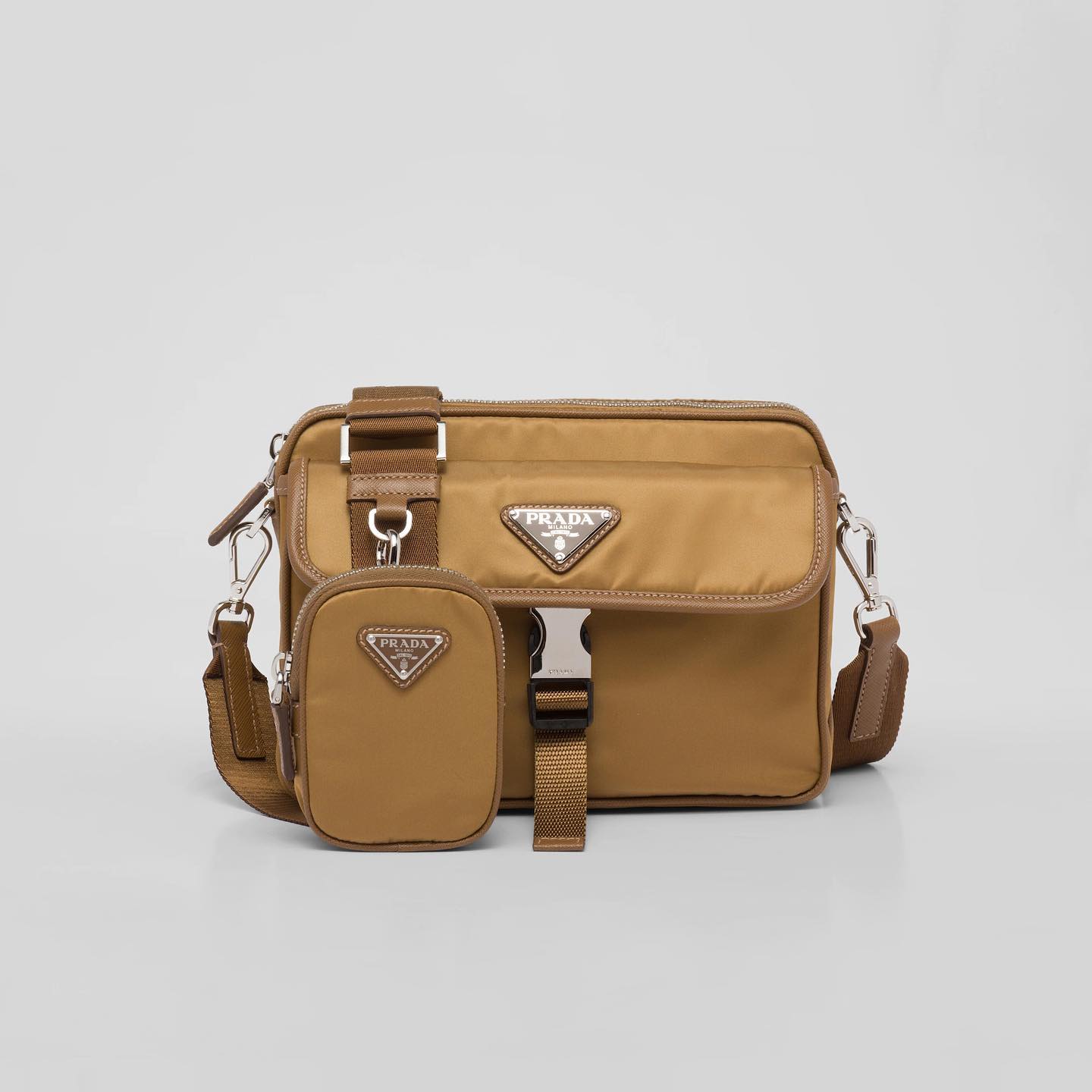 Prada NIGO Nylon Square One-Piece Business Bag #nigo8447