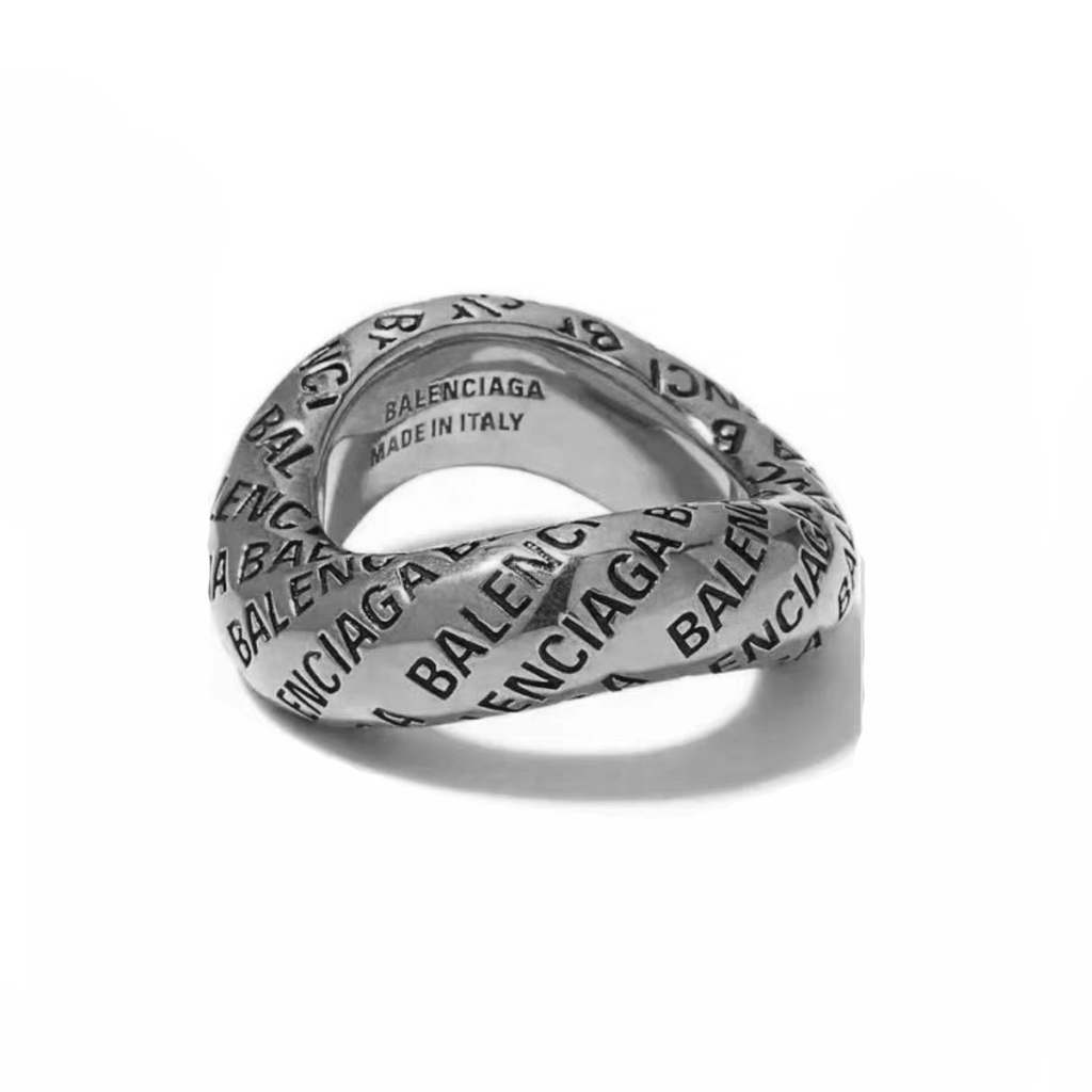 Balenciaga Simple Vintage Letter Ring #nigo56566