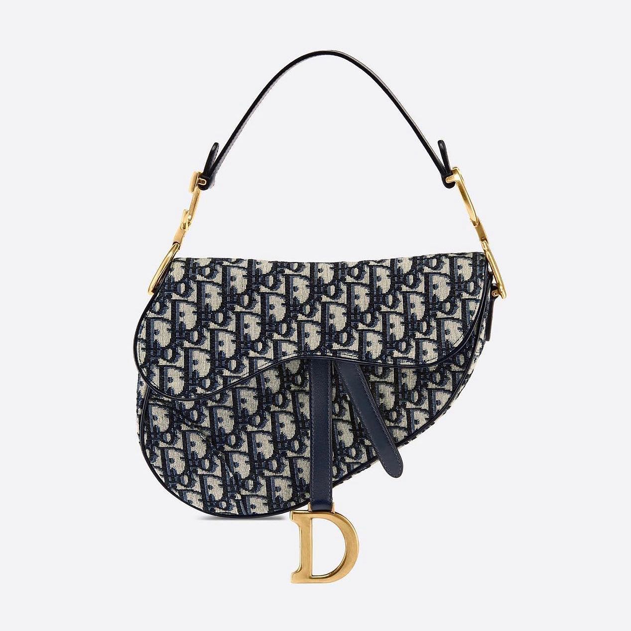 Dior Saddle Bags Oblique Shoulder Messenger Leather Bag #nigo59296