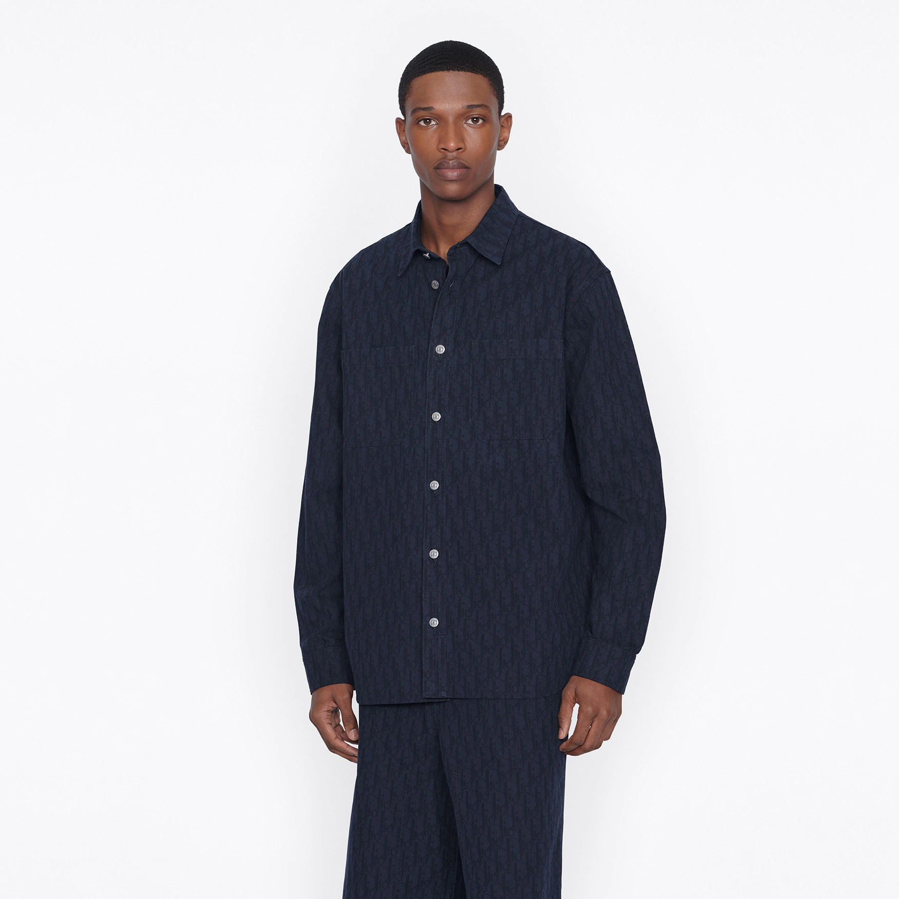 Dior NIGO Man Letter-Printed Long-Sleeved Shirt #nigo5875