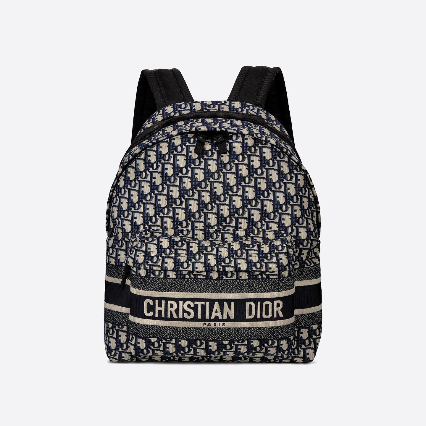 Dior NIGO Canvas Printed Backpack Bag #nigo9414