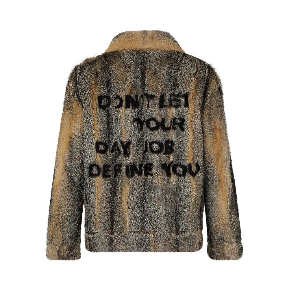 Louis Vuitton Fur Blouson With Logo Lettering Furs Jacket #nigo8688