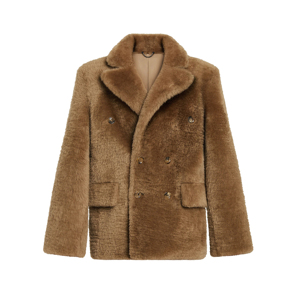 Louis Vuitton Wool Fur Double-breasted Coat #nigo9788